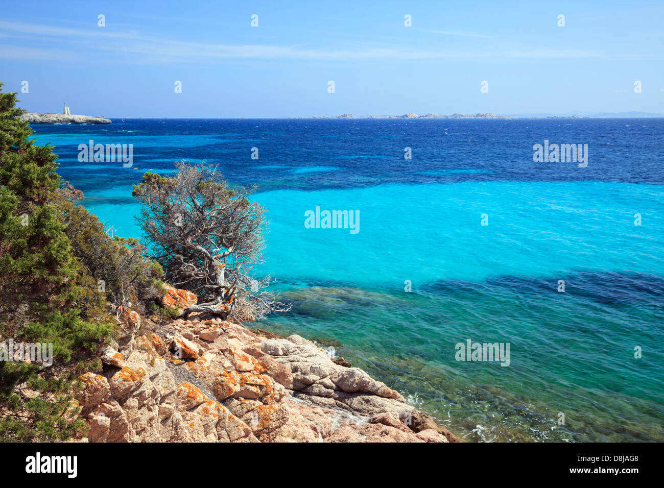 Mer Méditerranée, Corse, France Banque D'Images