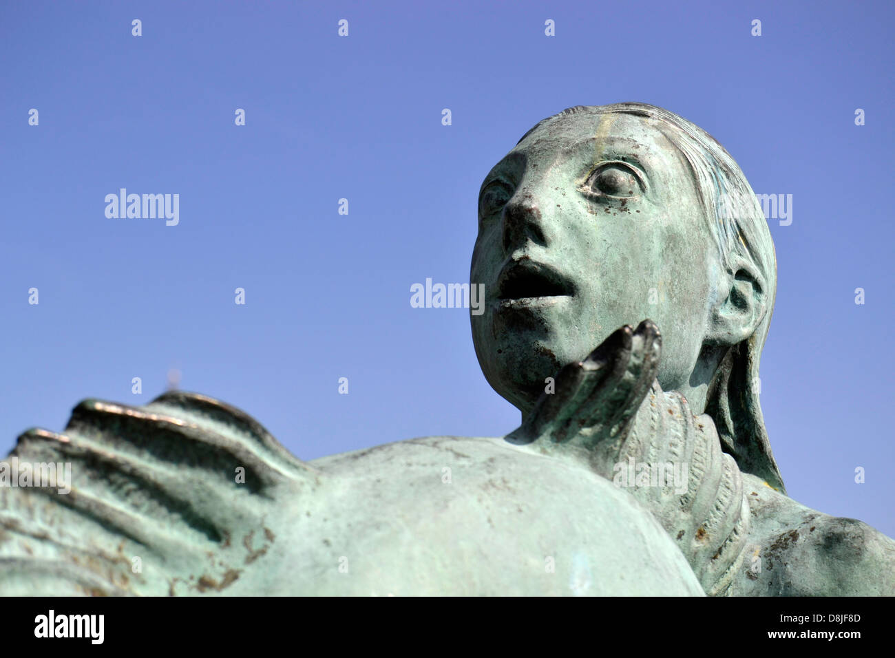 Anne Marie Carl-Nielsen's mermaid, Copenhague, Danemark Banque D'Images