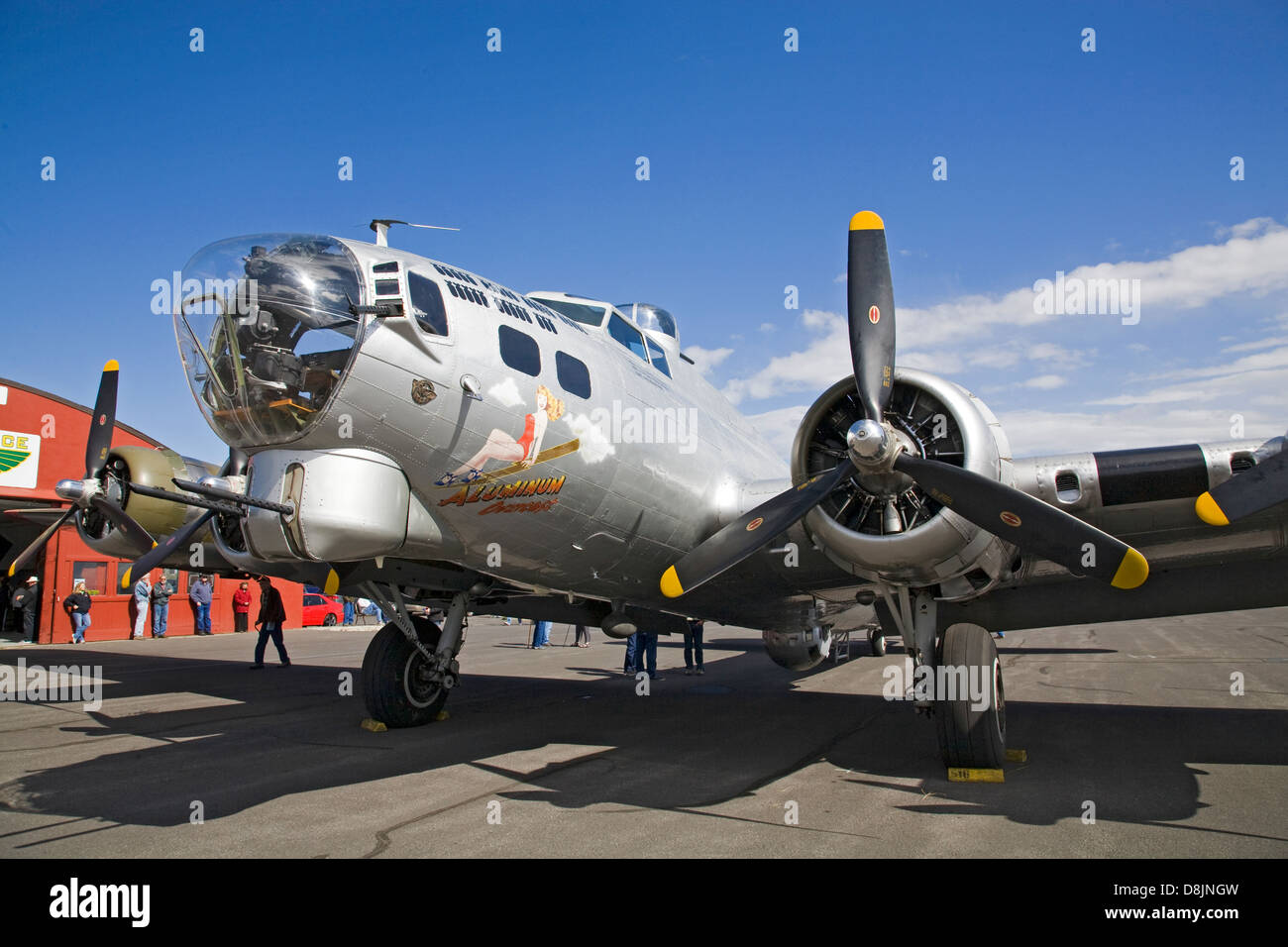 Une guerre mondiale deux bombardier B-17 de Bend, Oregon Banque D'Images