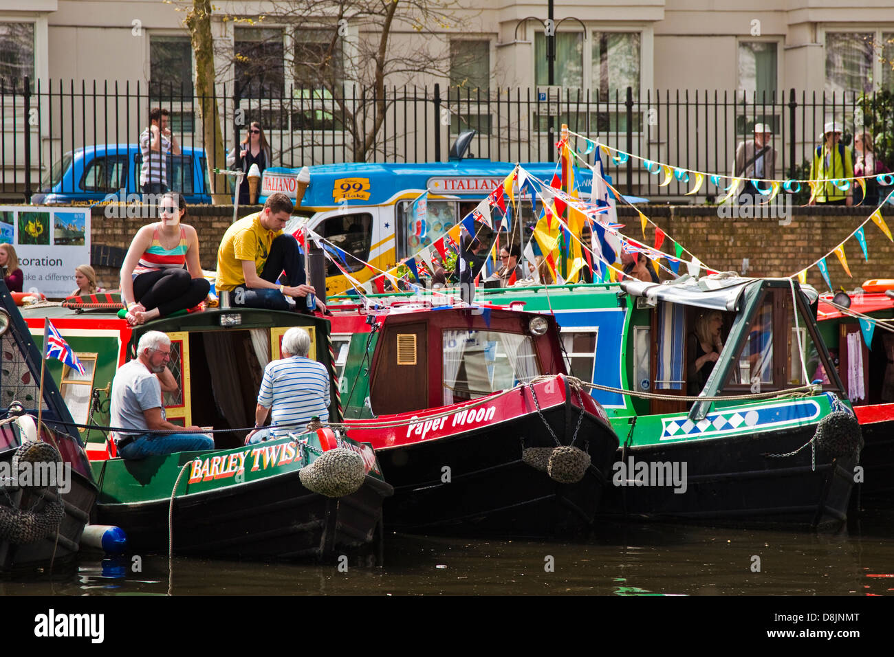Canalway cavalcade =Londres Banque D'Images