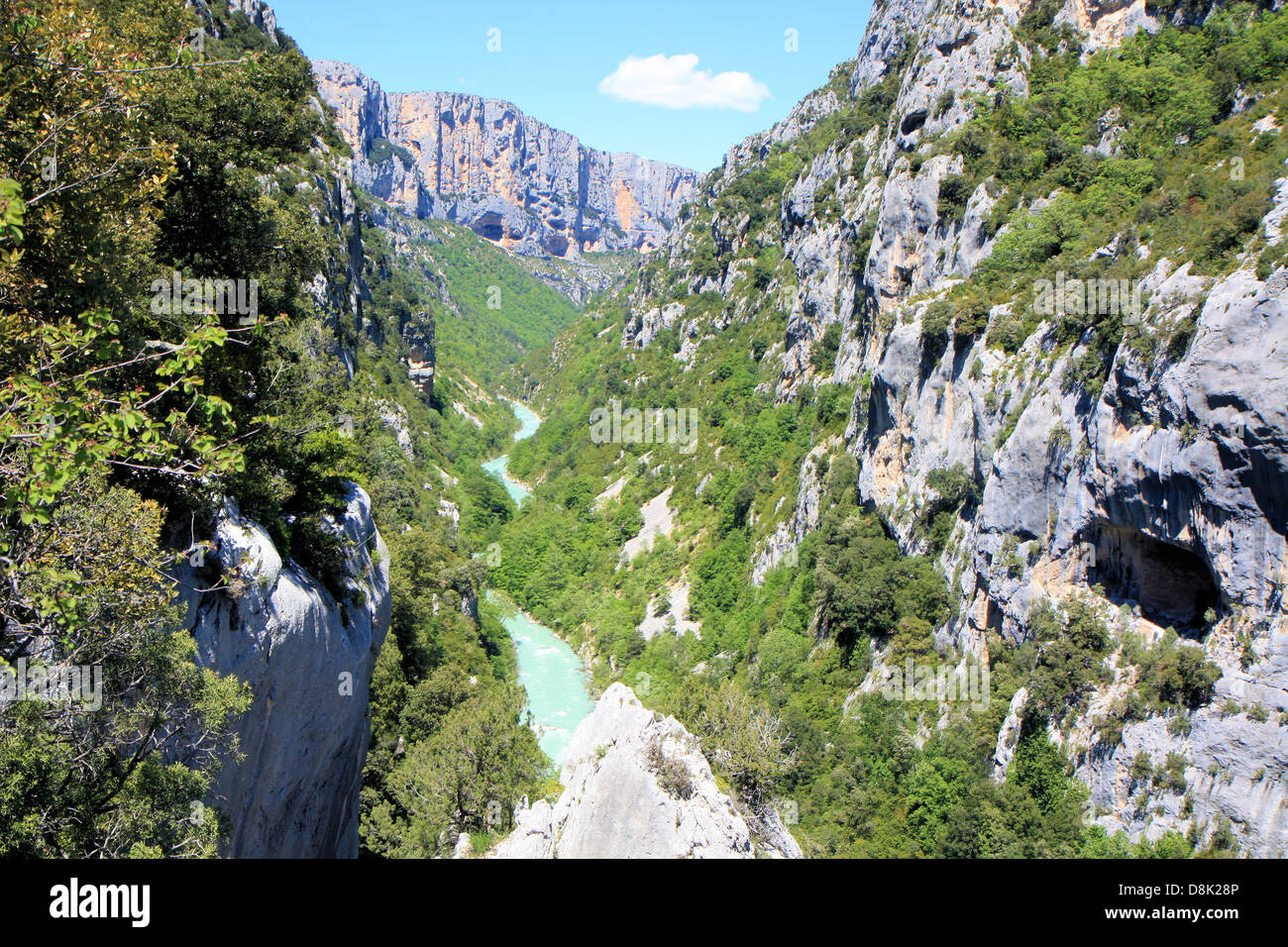 Les Gorges du Verdon, Provence, France Banque D'Images