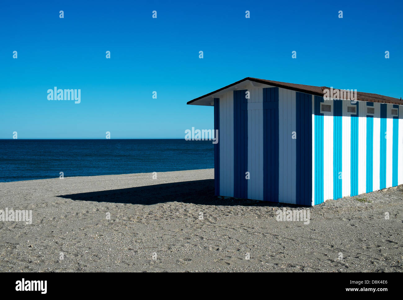 Plage de manilva andalousie  Banque D'Images