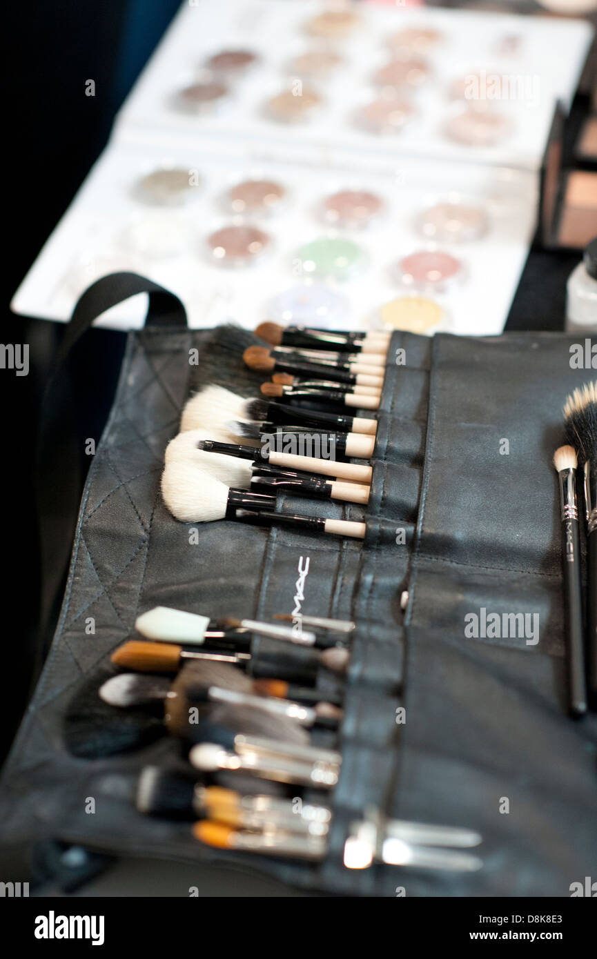 Pinceaux de maquillage Banque D'Images