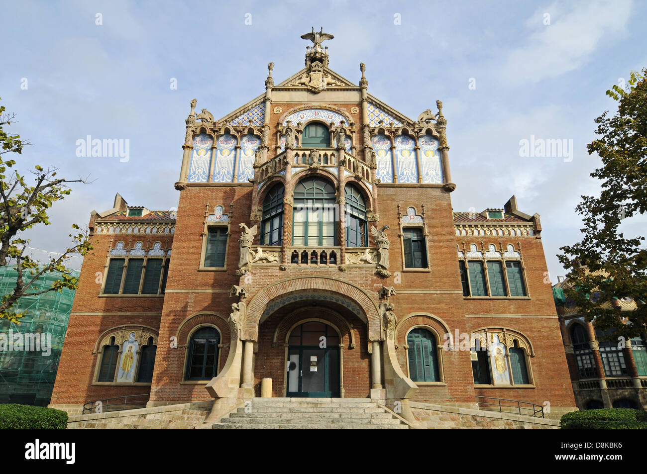 Hôpital de la Santa Creu i Sant Pau Banque D'Images