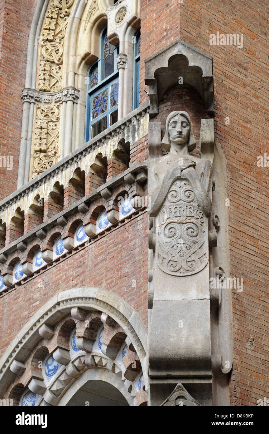 Hôpital de la Santa Creu i Sant Pau Banque D'Images