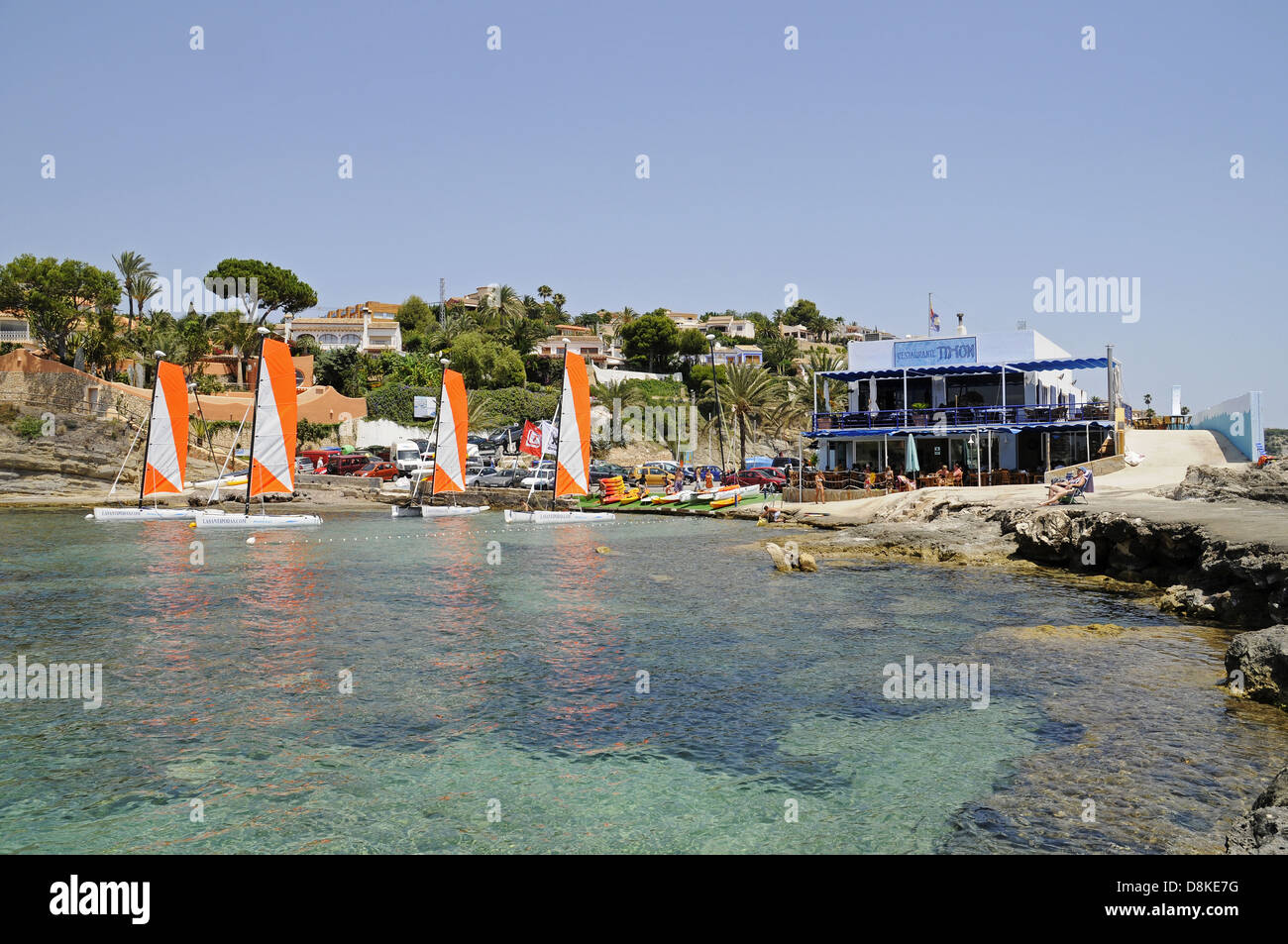 Cala Les Bassetes Banque D'Images