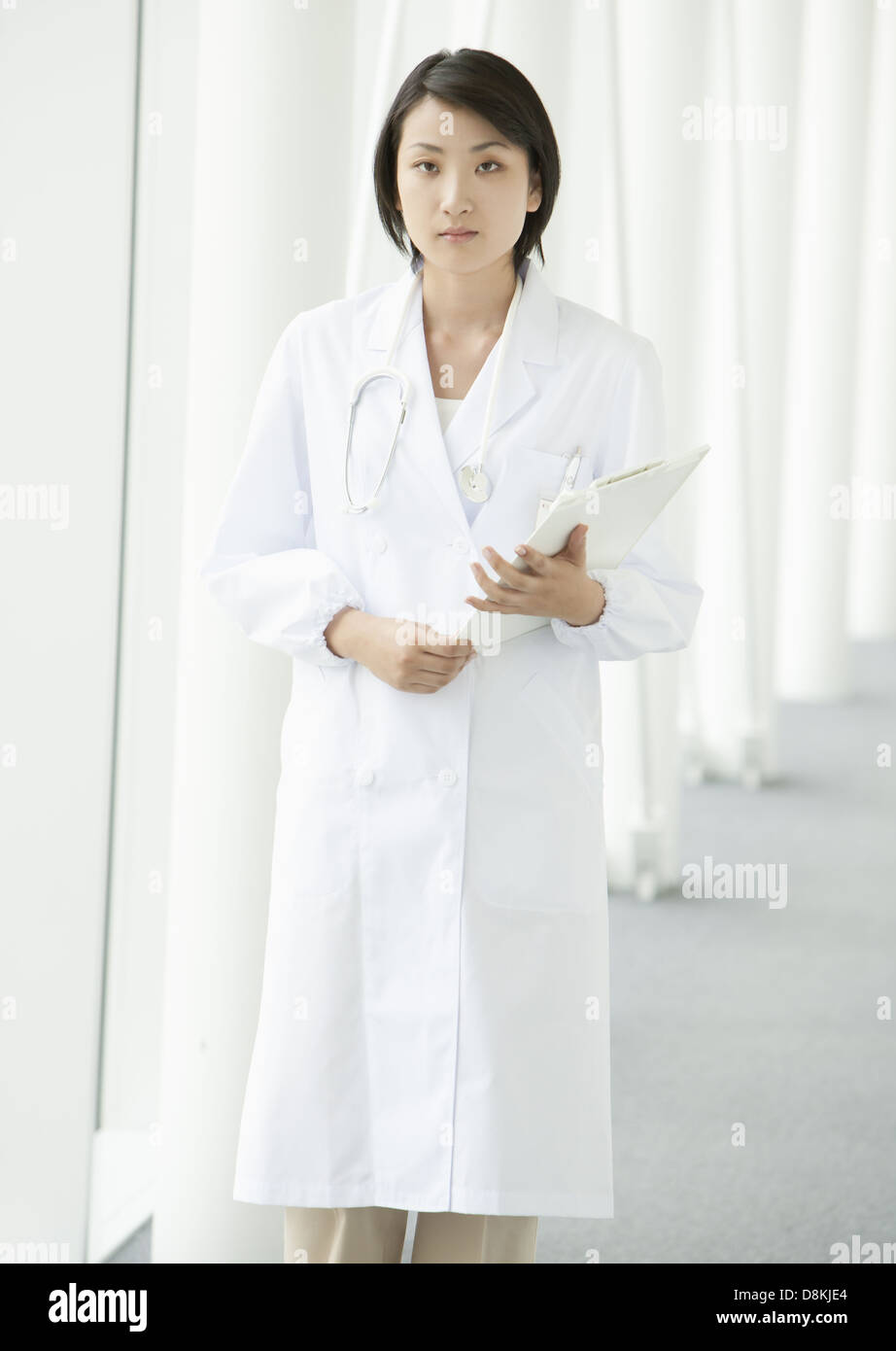 Femme médecin Banque D'Images