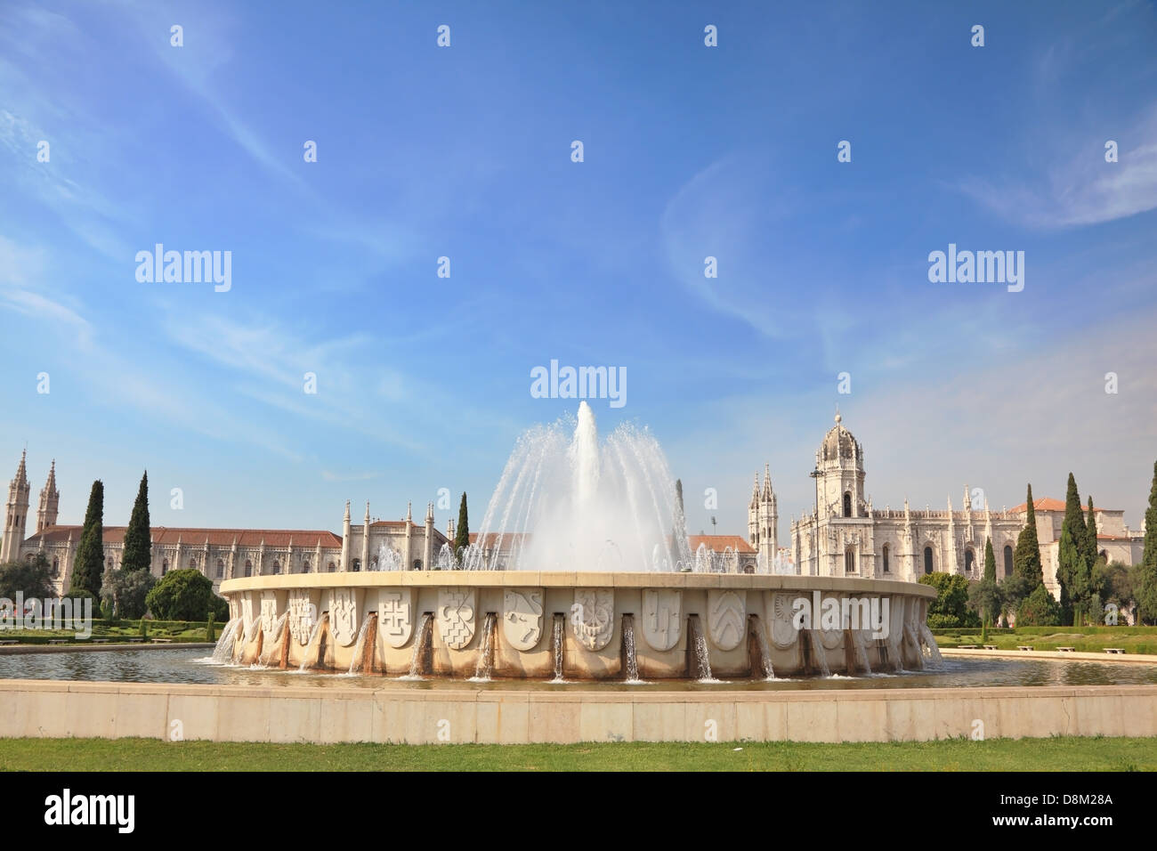 Quai de la rivière Tage à Lisbonne Banque D'Images