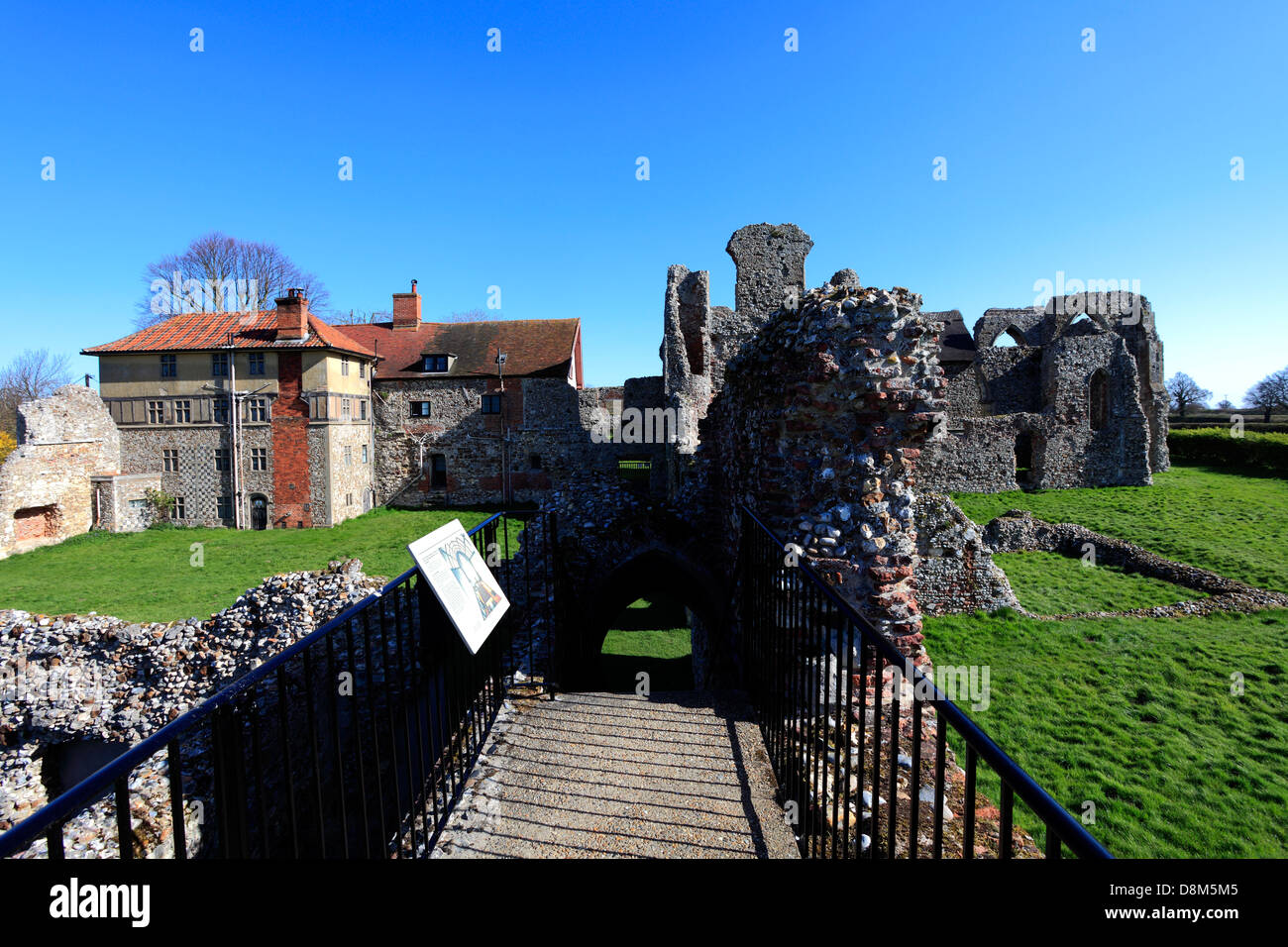 Les ruines de Leiston Abbey près de Leiston dans le comté de Suffolk, Angleterre, Grande-Bretagne Banque D'Images