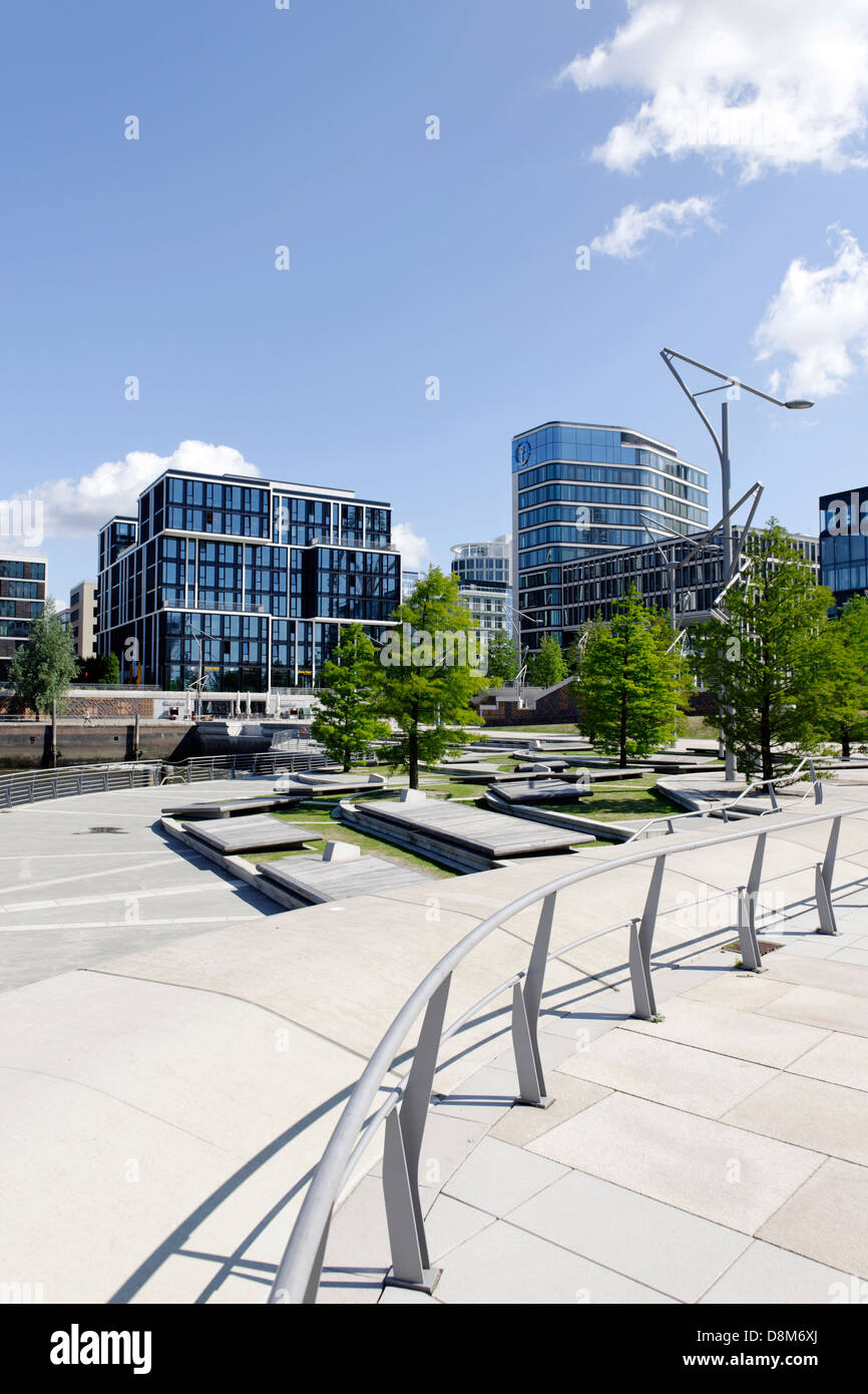 Marco Polo Terrasses, HafenCity, Hambourg, Allemagne Banque D'Images