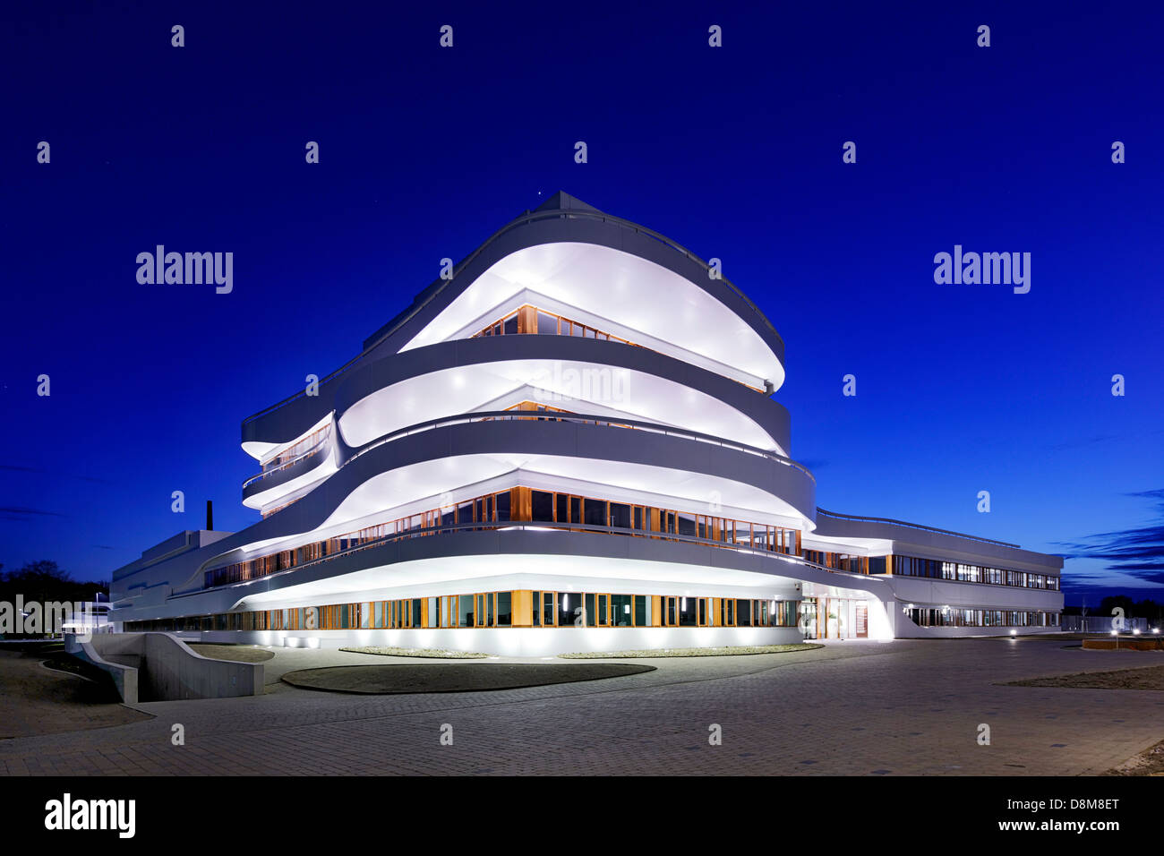 Immeuble de bureaux modernes, Osnabruck, Basse-Saxe, Allemagne Banque D'Images