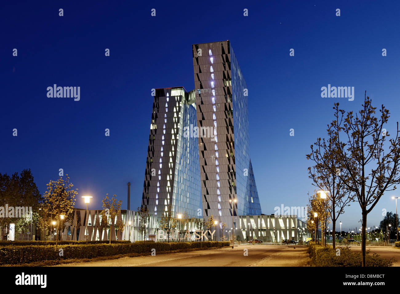Bella Sky Hotel, Ã˜restad, île d'Amager, Copenhague, Danemark Banque D'Images