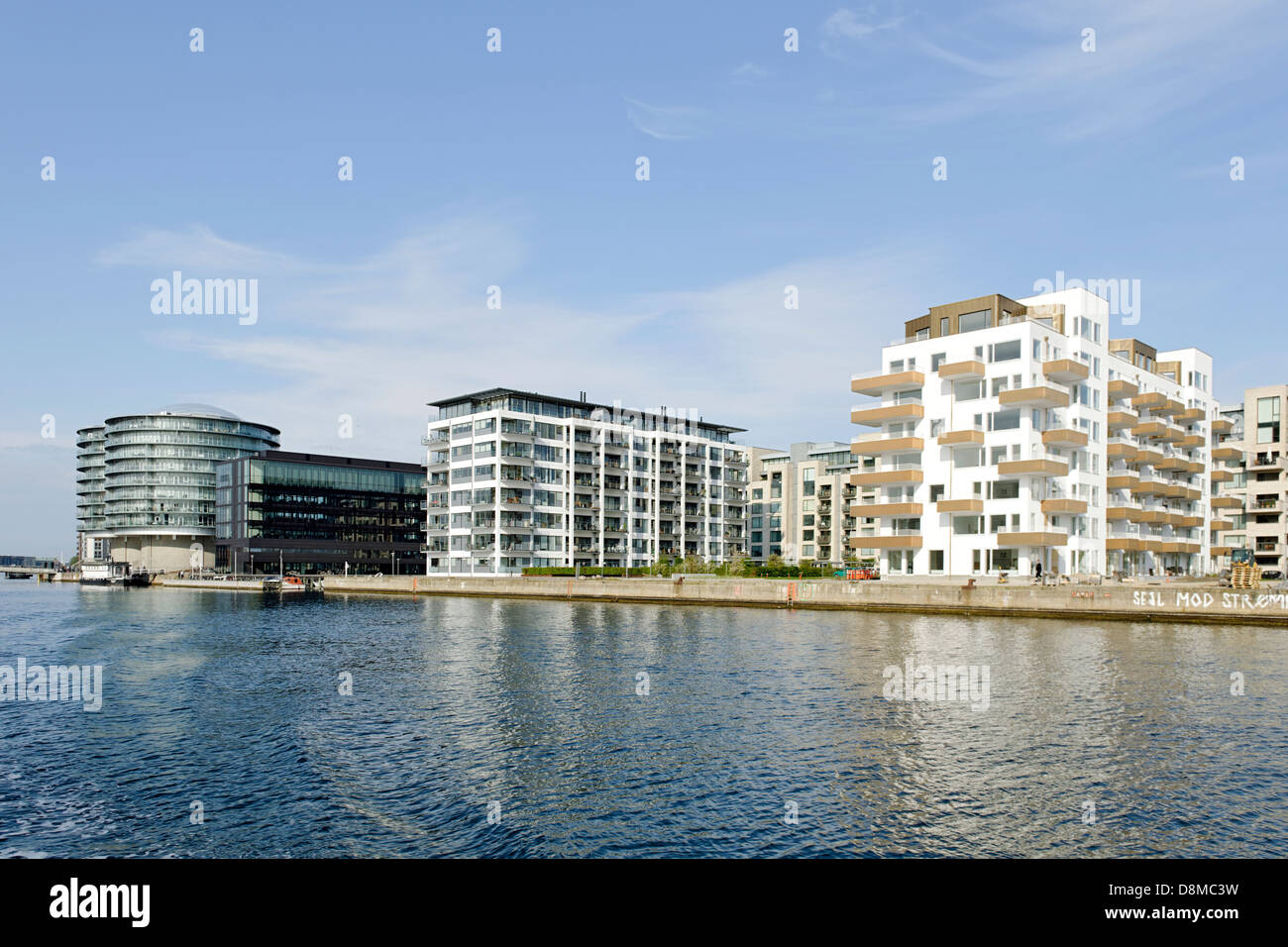 Appartements à Vesterbro, Sydhavnen, Copenhague, Danemark Banque D'Images