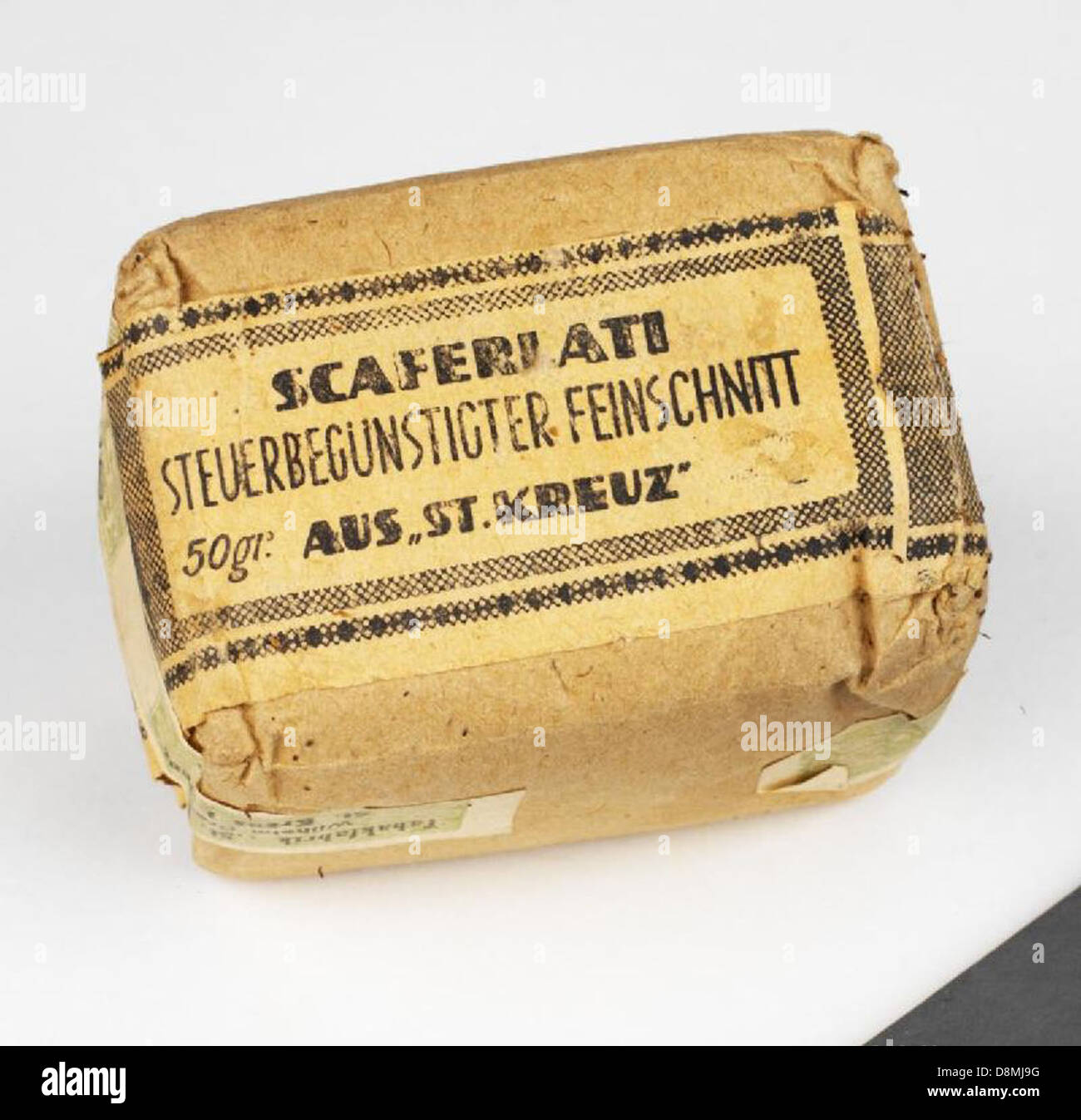 Paquet de scaferlati tabac. Seconde Guerre mondiale la France occupée alors par les associations. Ep4316. Banque D'Images
