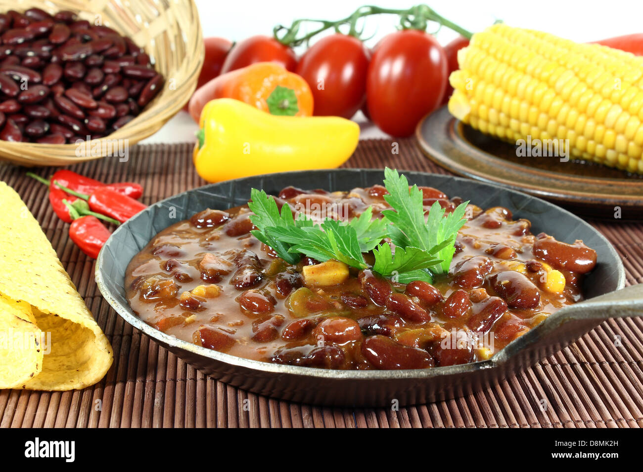 Chili con carne Banque D'Images