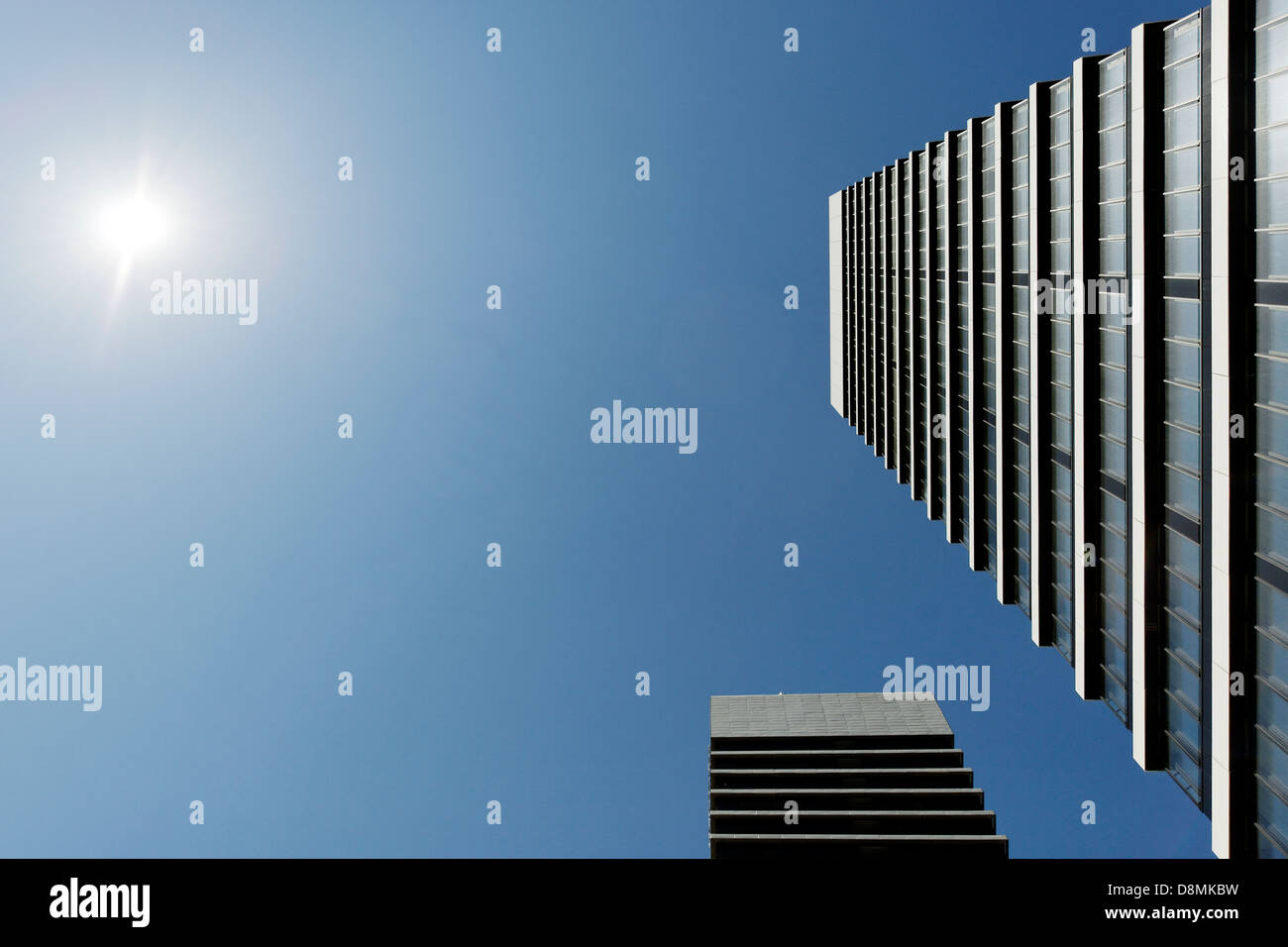 Tours Mundsburg, Hambourg, Allemagne Banque D'Images