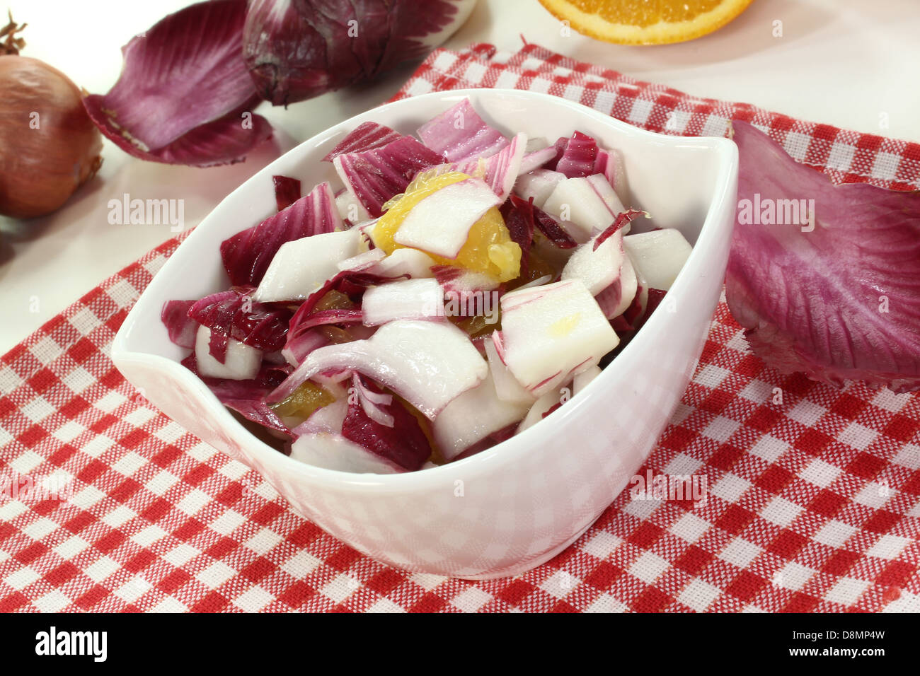 salade de chicorée Banque D'Images