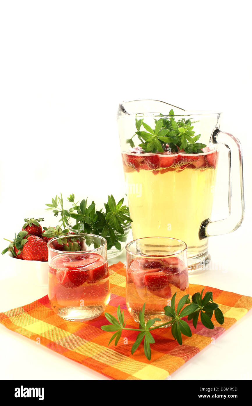 Sweet woodruff punch Banque D'Images