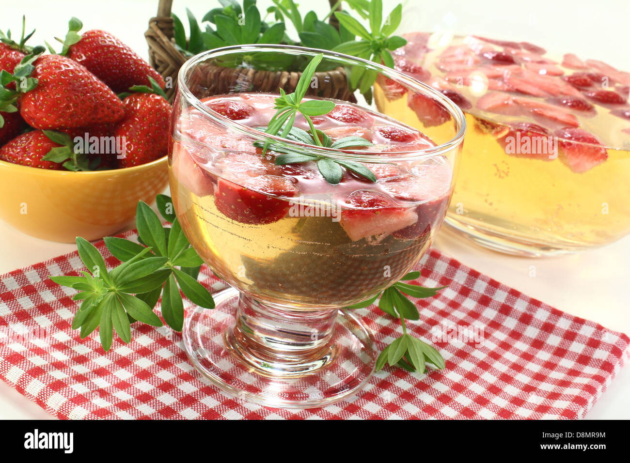 Sweet woodruff punch Banque D'Images