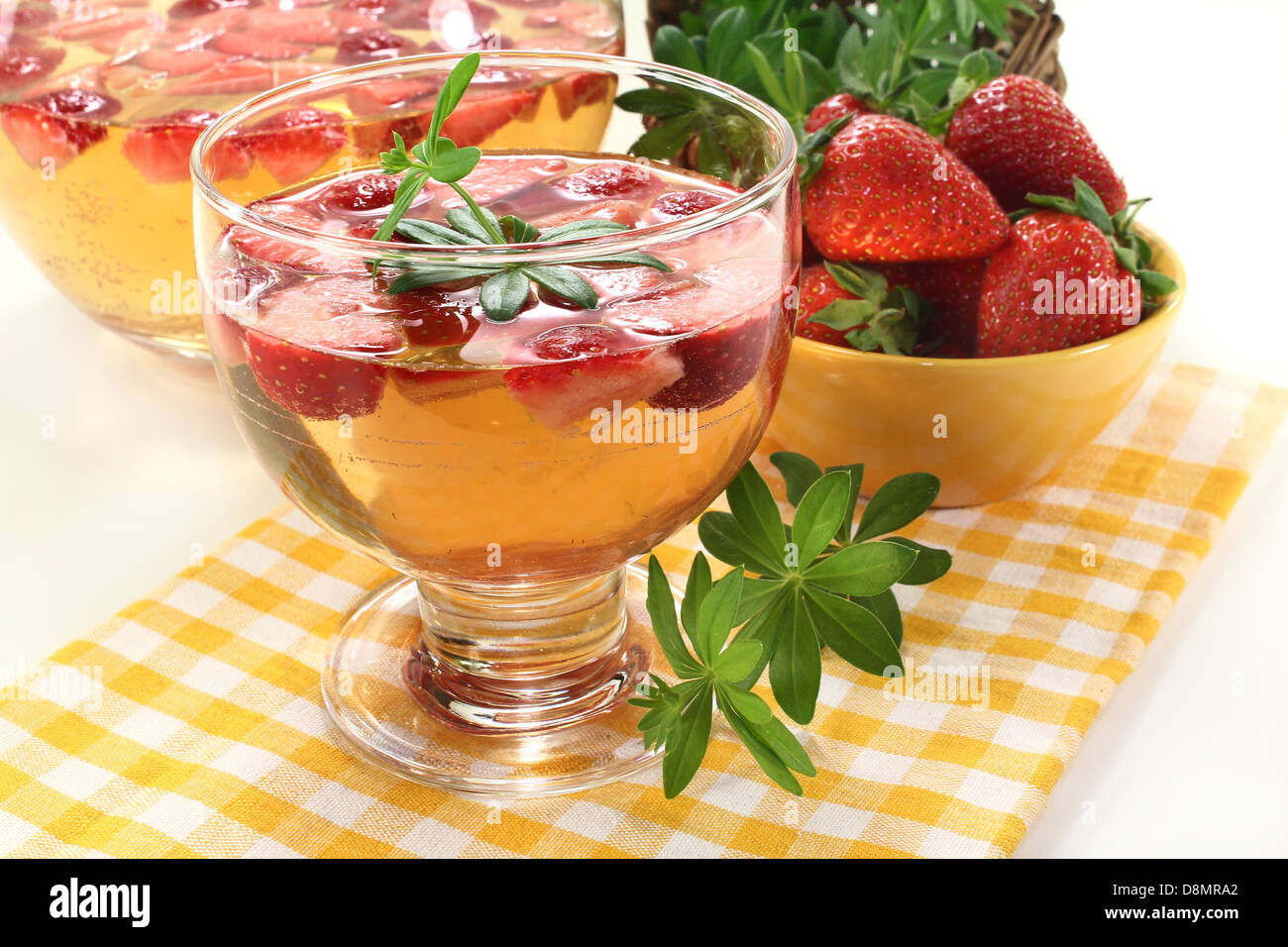 Sweet woodruff punch Banque D'Images