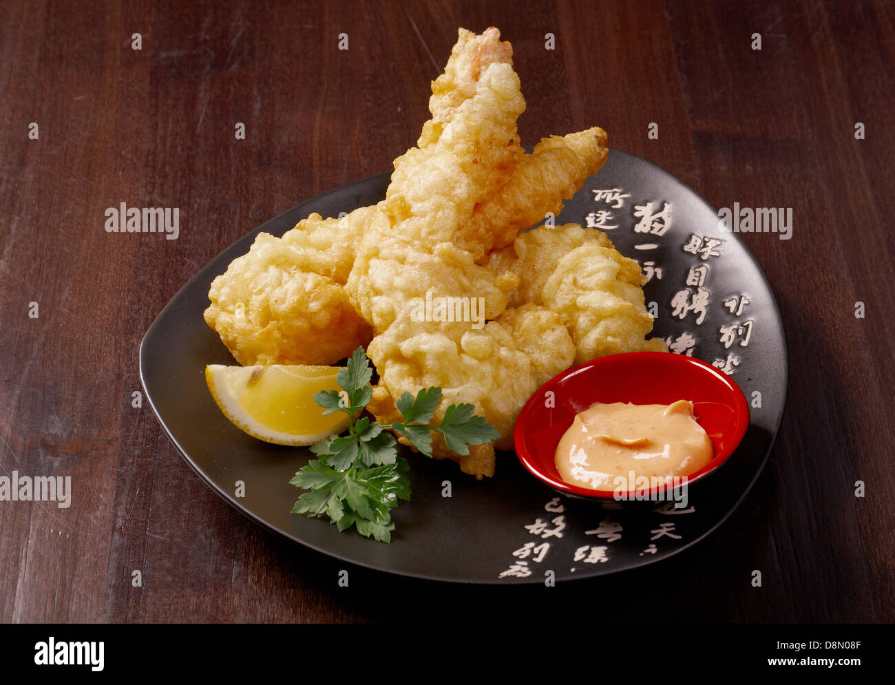 Ebi Crevette tempura bowi Banque D'Images