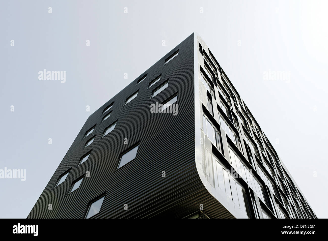 L'architecture moderne, l'île d'Amager, Oerestad, Copenhague, Danemark, Europe Banque D'Images