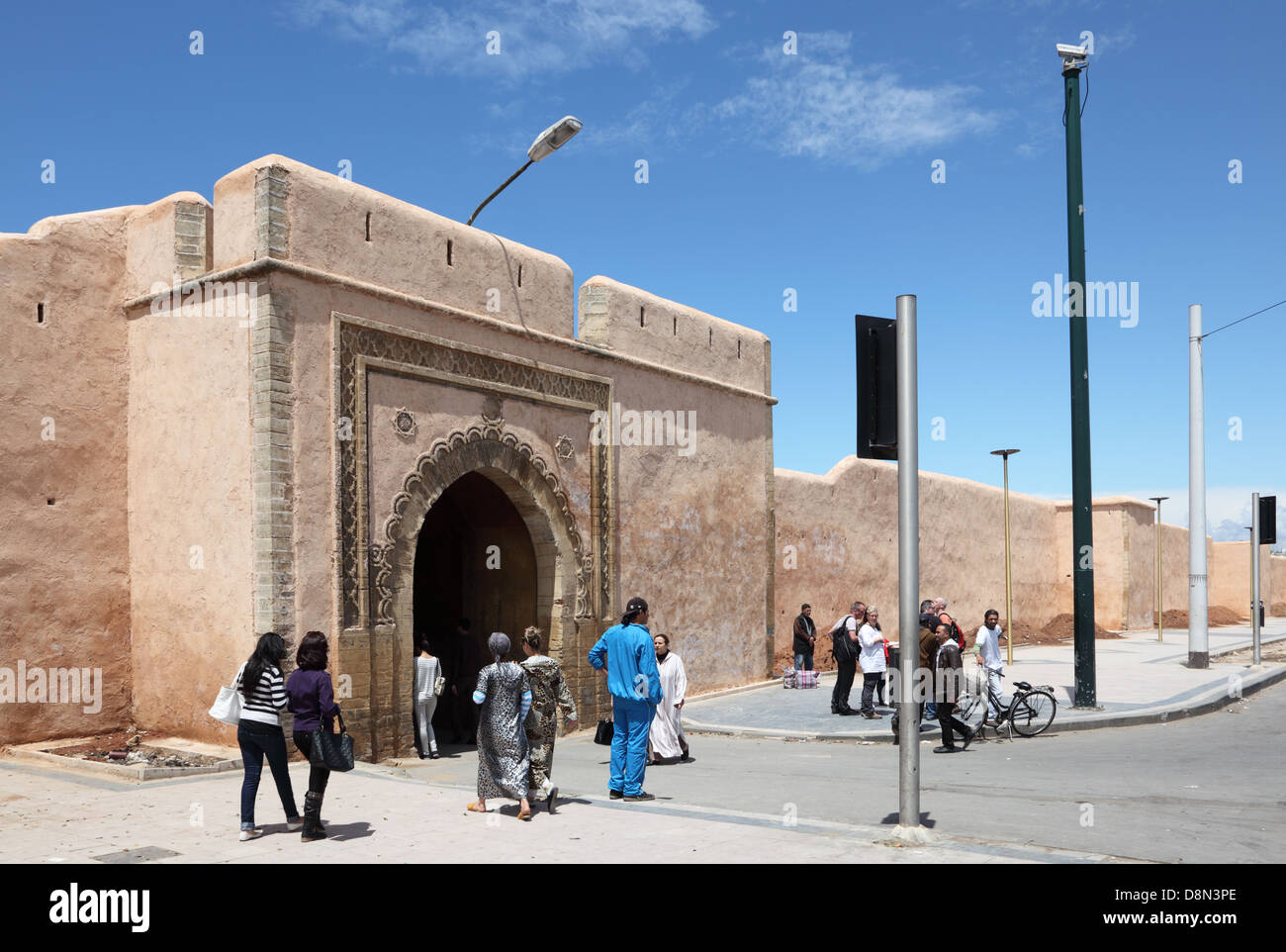 Porte de la médina de Rabat, Maroc Photo Stock - Alamy