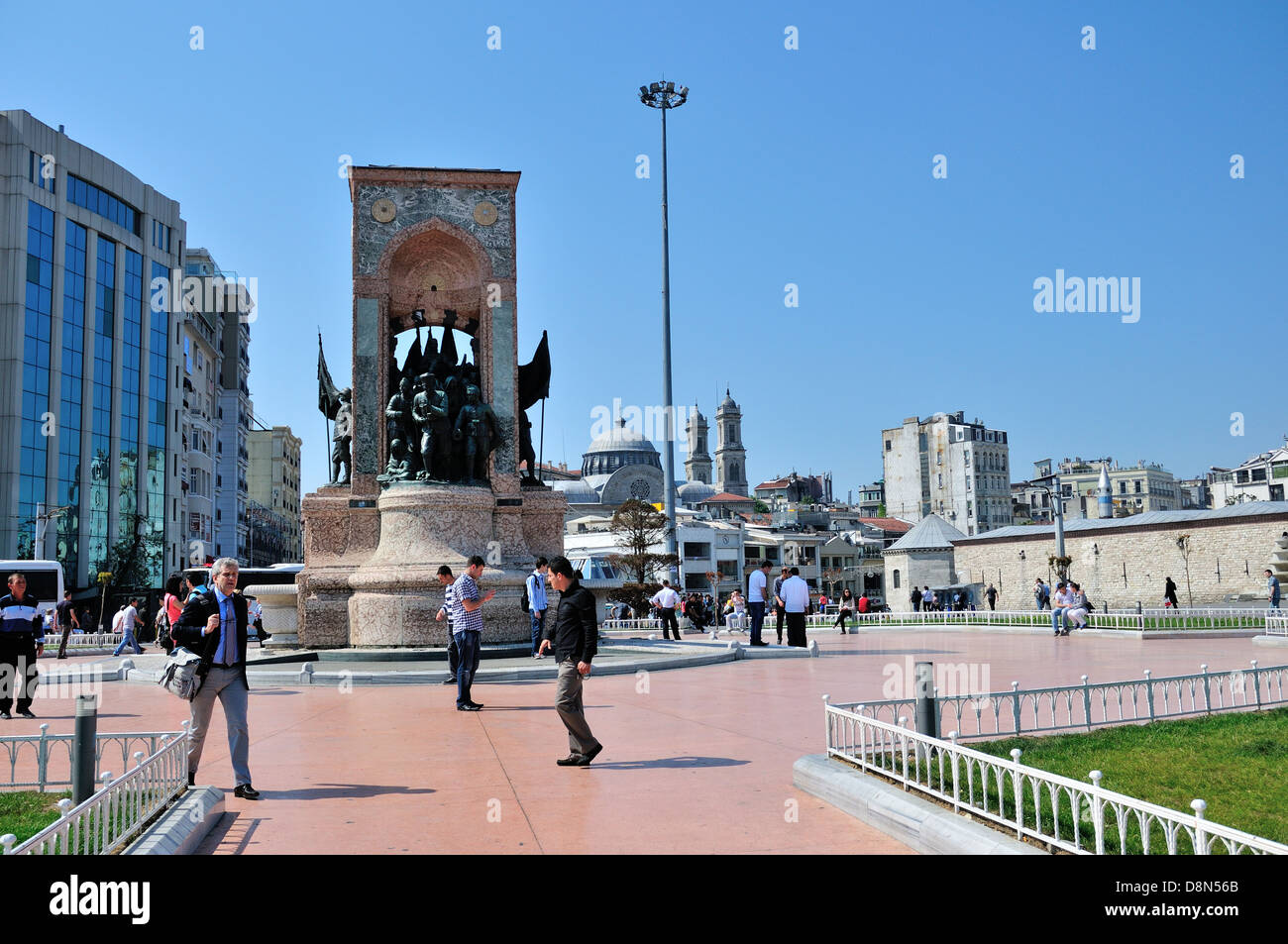 La Place Taksim, Istanbul, Turquie Banque D'Images