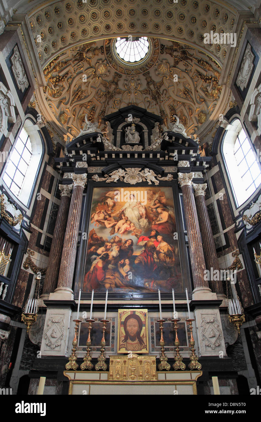 Belgique, Anvers, St Carolus Borromeuskerk, église, Banque D'Images