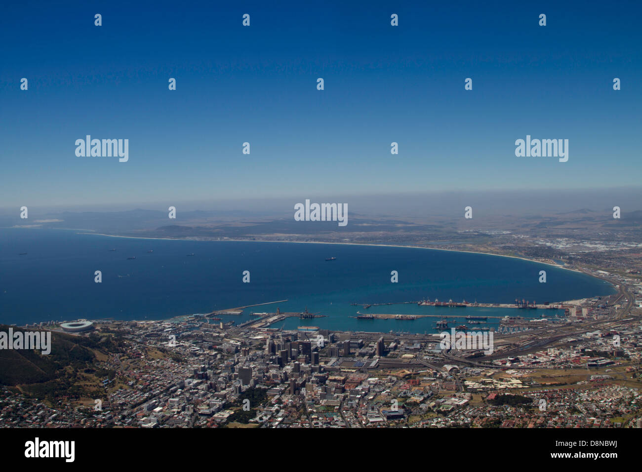 Vue sur Le Cap, Afrique du Sud Banque D'Images