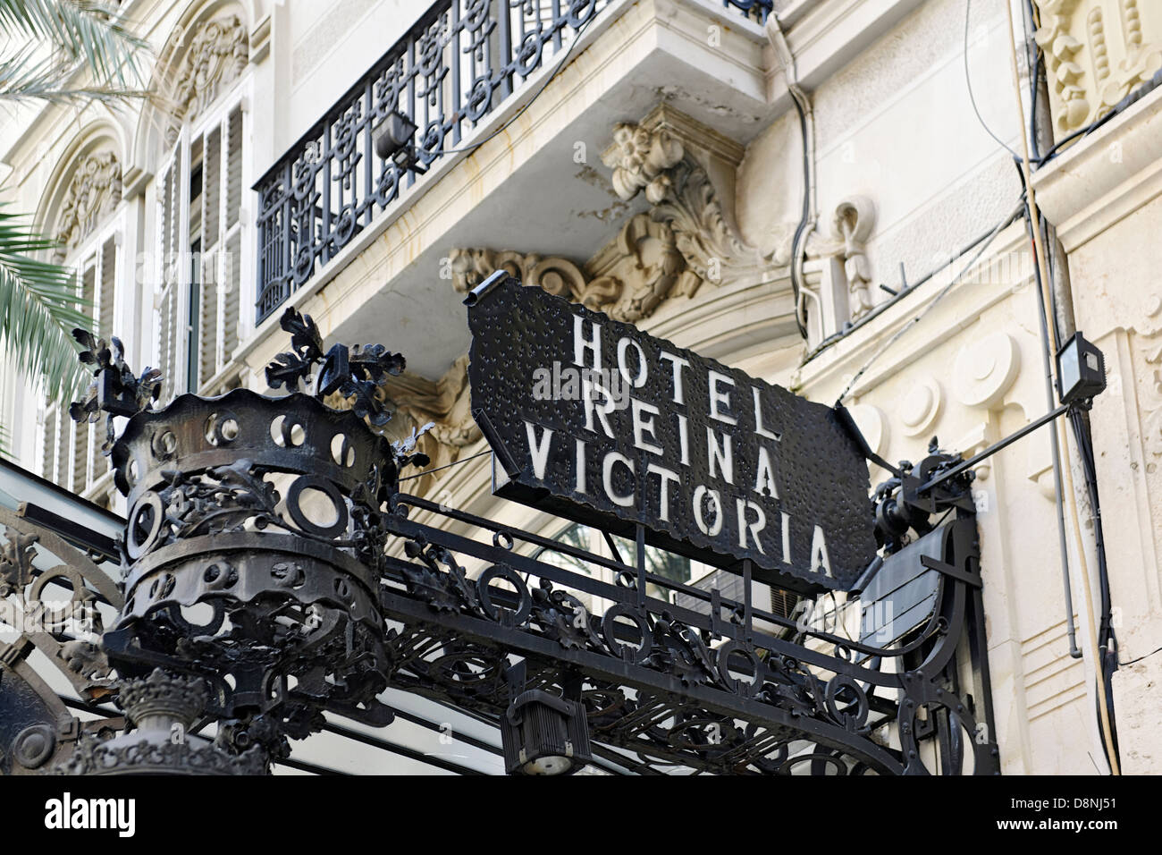 Hôtel Reina Victoria, historique, centre-ville, Valencia, Espagne Banque D'Images