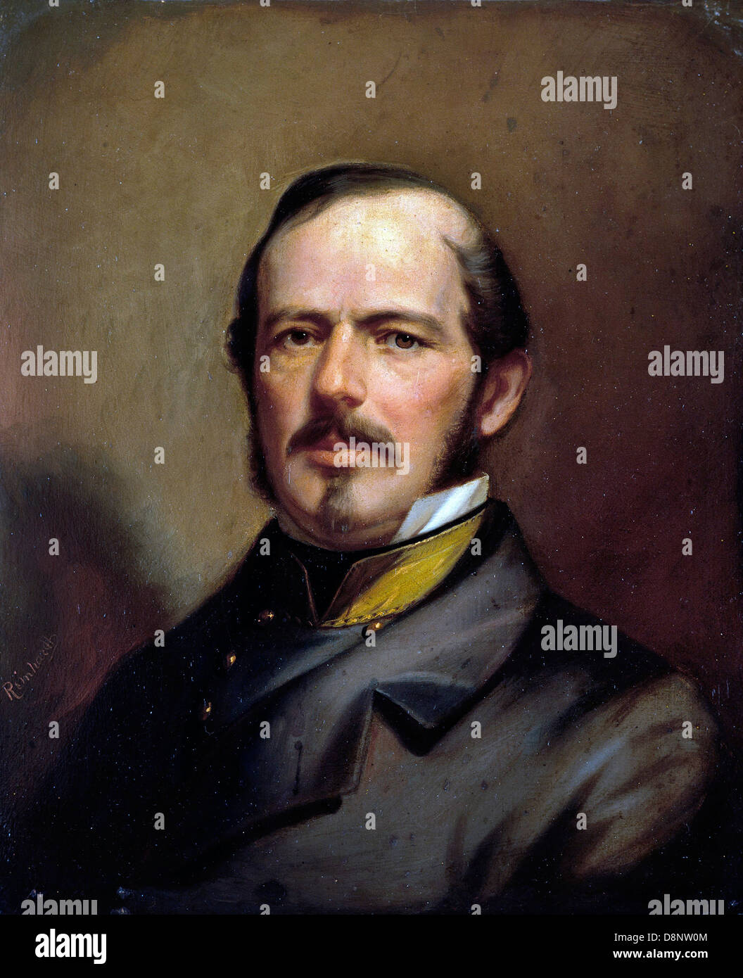 Benjamin Franklin Reinhart, Portrait de Joseph Eggleston Johnston 1860-1861 Huile sur toile. National Portrait Gallery, New York Banque D'Images