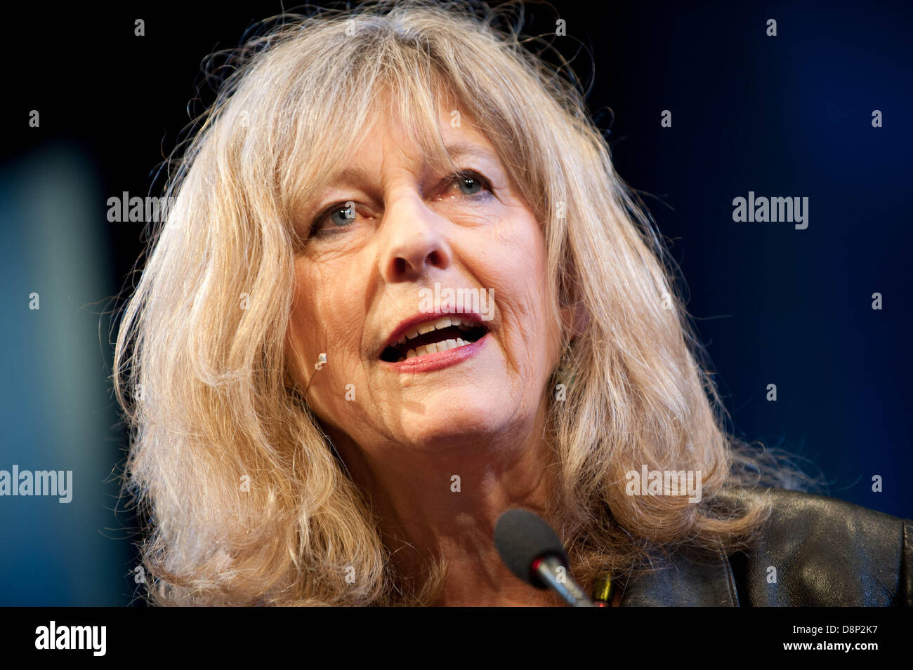 Hay on Wye, Powys, Wales, UK, samedi 1 juin 2013 Photo : Deborah Moggach Re : le Telegraph Hay Festival, Hay on Wye, Powys, Pays de Galles. Banque D'Images