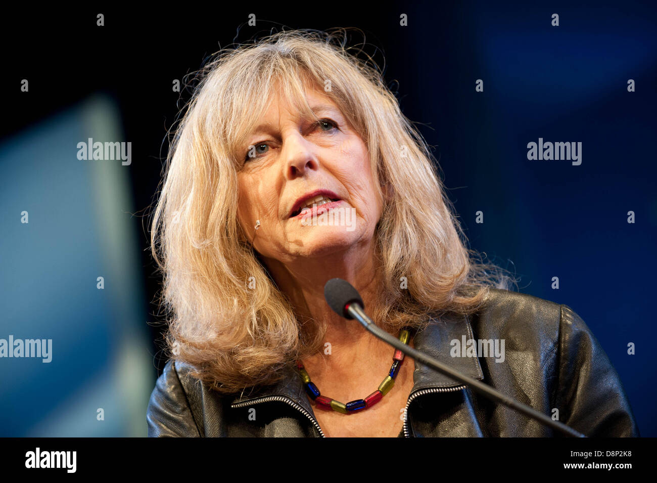 Hay on Wye, Powys, Wales, UK, samedi 1 juin 2013 Photo : Deborah Moggach Re : le Telegraph Hay Festival, Hay on Wye, Powys, Pays de Galles. Banque D'Images