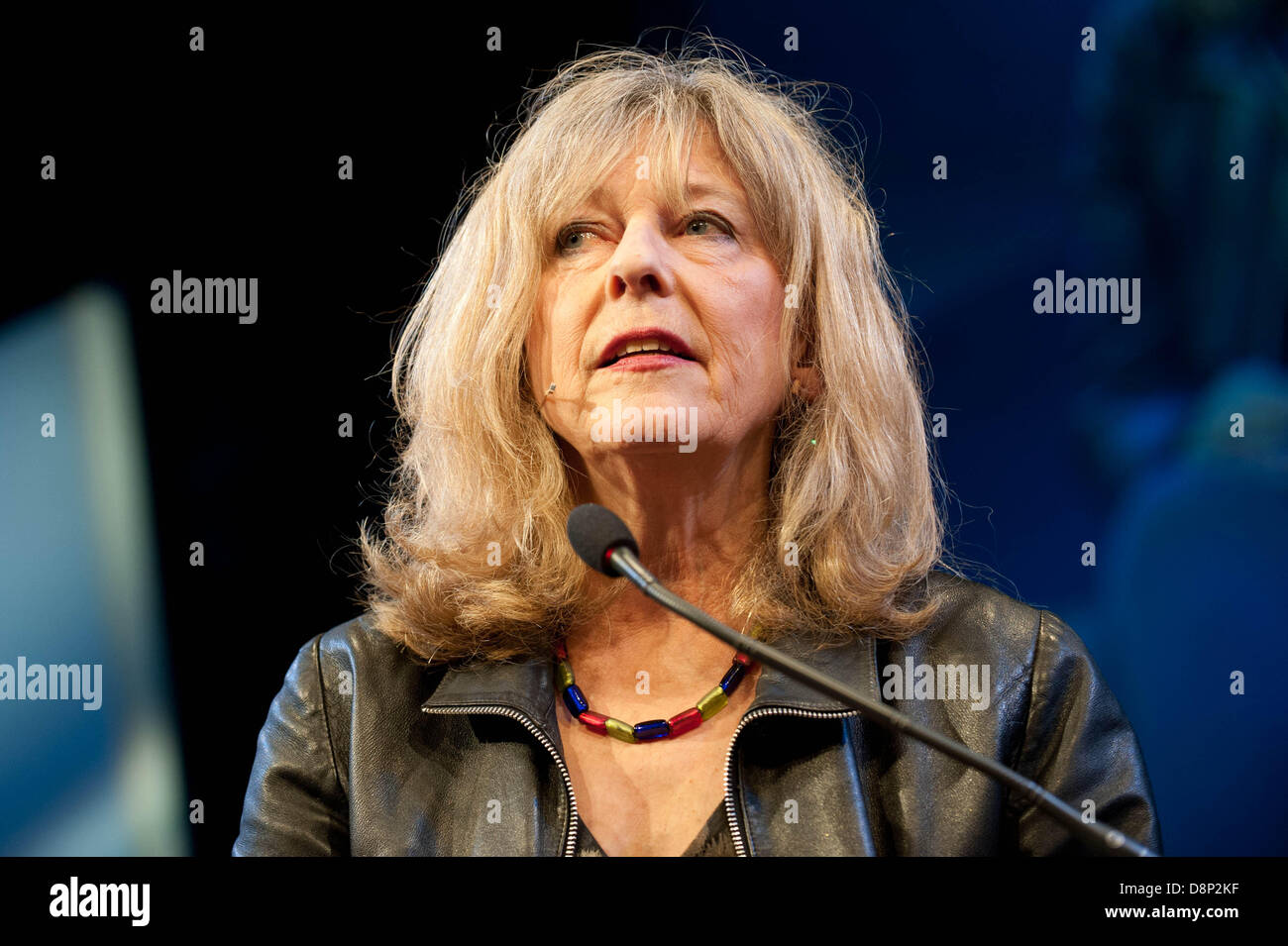 Hay on Wye, Powys, Wales, UK, samedi 1 juin 2013 Photo : Deborah Moggach Re : le Telegraph Hay Festival, Hay on Wye, Powys, Pays de Galles. Banque D'Images