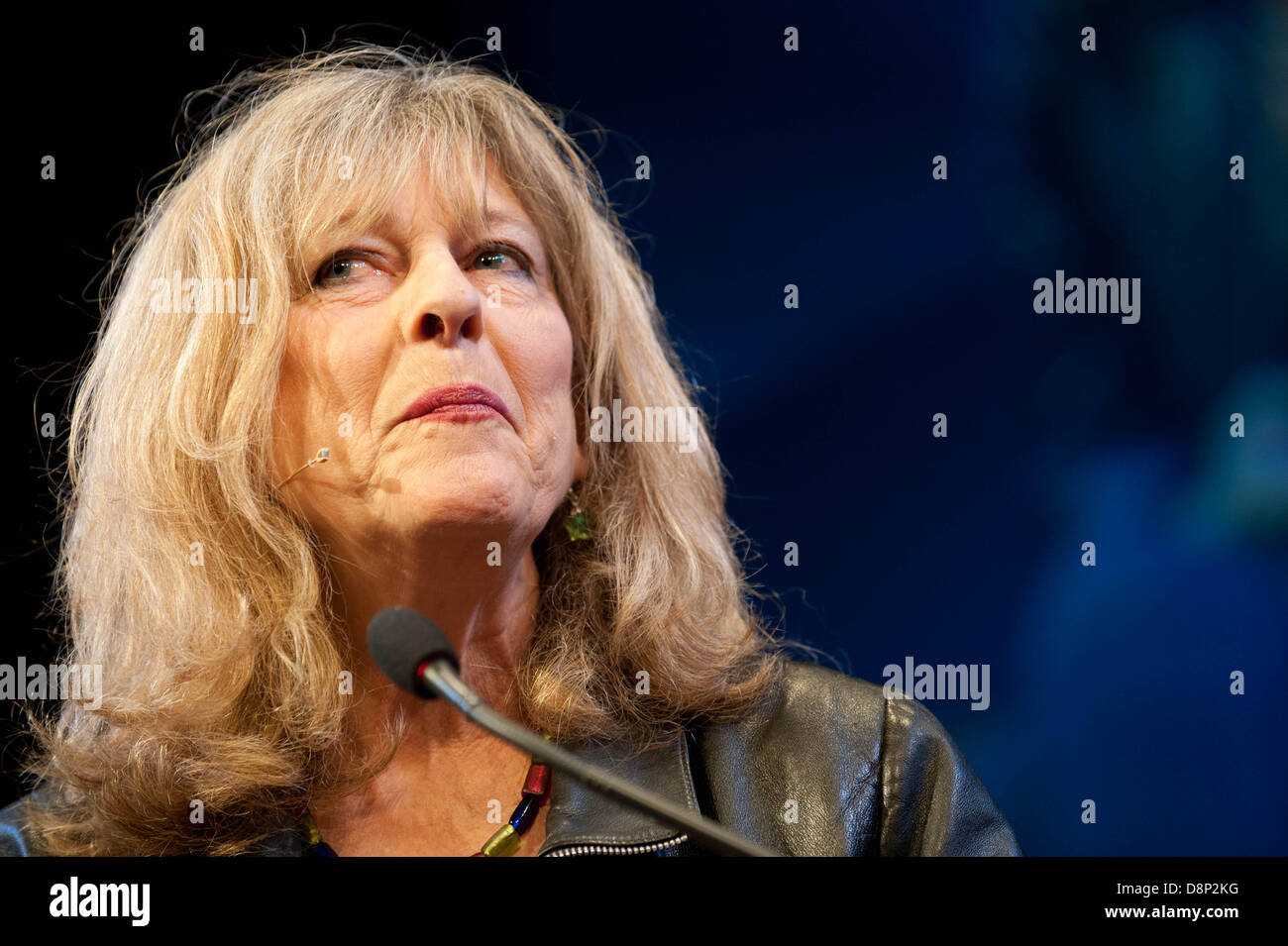 Hay on Wye, Powys, Wales, UK, samedi 1 juin 2013 Photo : Deborah Moggach Re : le Telegraph Hay Festival, Hay on Wye, Powys, Pays de Galles. Banque D'Images
