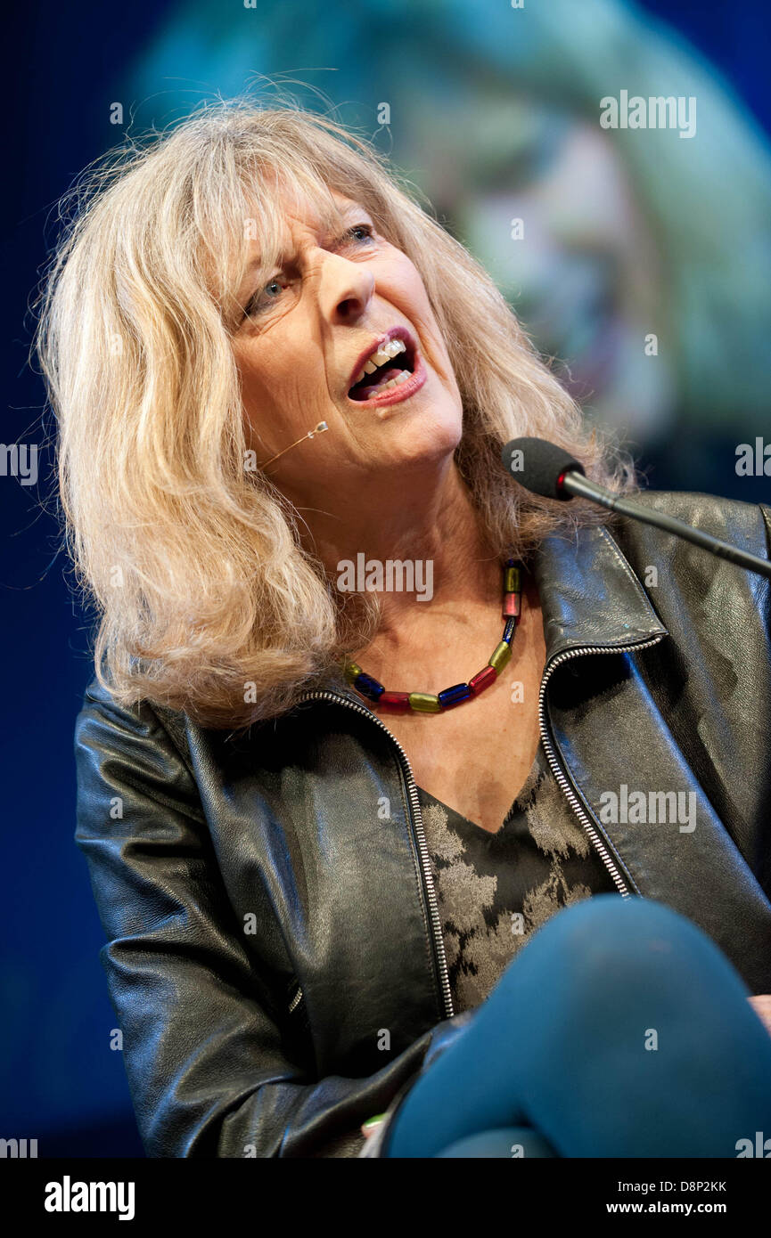Hay on Wye, Powys, Wales, UK, samedi 1 juin 2013 Photo : Deborah Moggach Re : le Telegraph Hay Festival, Hay on Wye, Powys, Pays de Galles. Banque D'Images