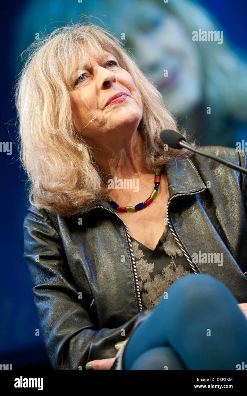 Hay on Wye, Powys, Wales, UK, samedi 1 juin 2013 Photo : Deborah Moggach Re : le Telegraph Hay Festival, Hay on Wye, Powys, Pays de Galles. Banque D'Images