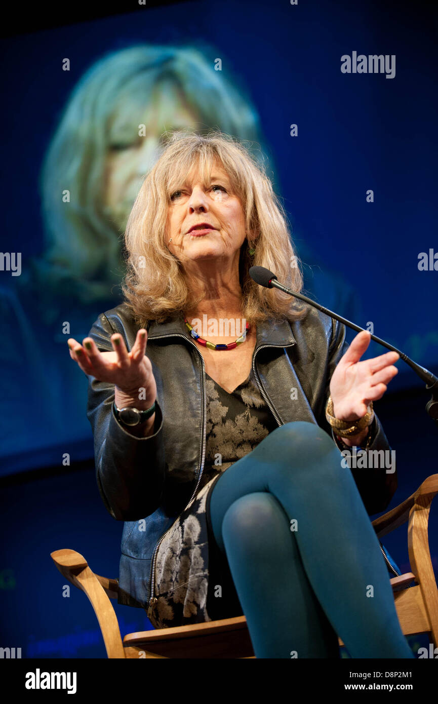 Hay on Wye, Powys, Wales, UK, samedi 1 juin 2013 Photo : Deborah Moggach Re : le Telegraph Hay Festival, Hay on Wye, Powys, Pays de Galles. Banque D'Images
