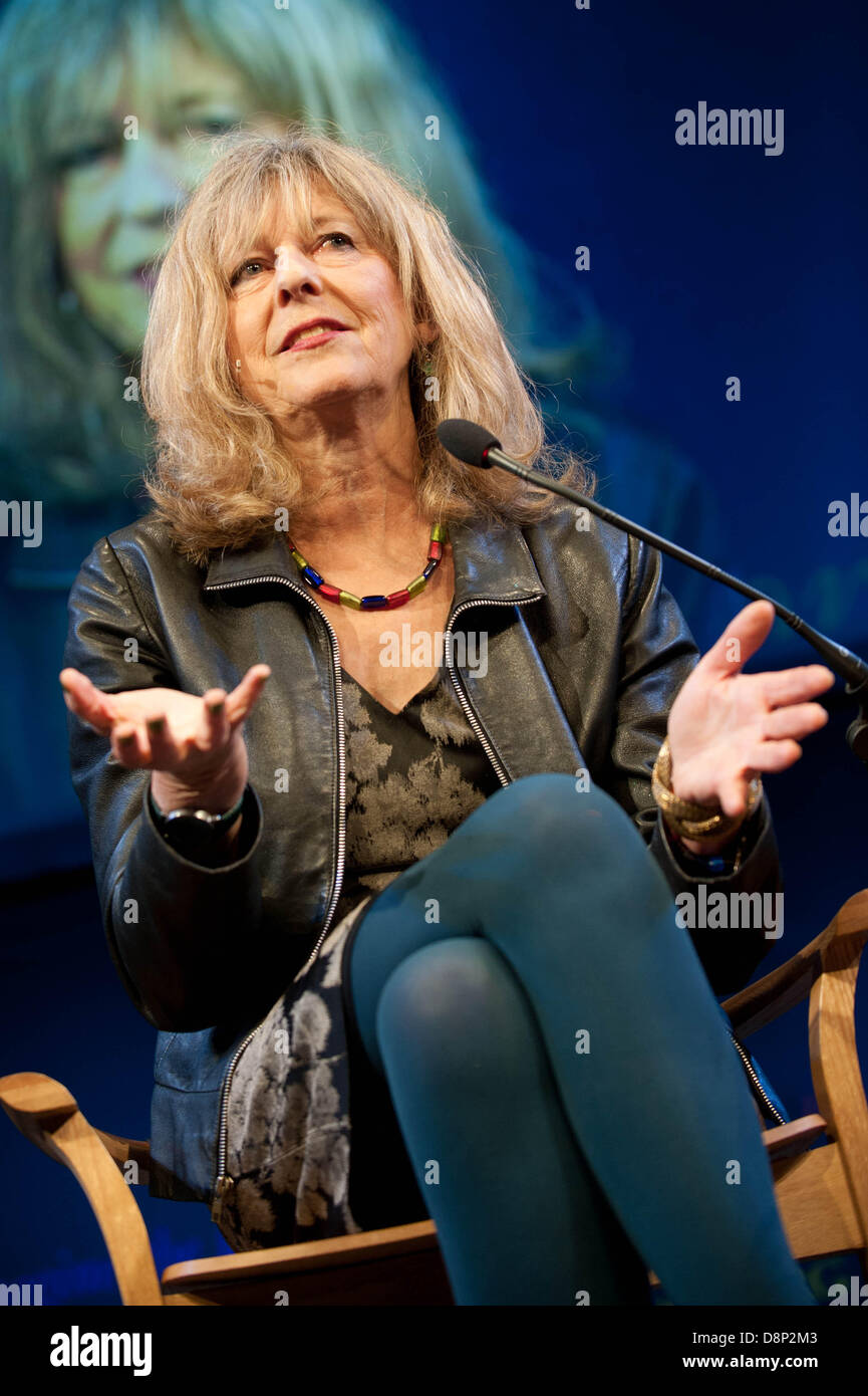 Hay on Wye, Powys, Wales, UK, samedi 1 juin 2013 Photo : Deborah Moggach Re : le Telegraph Hay Festival, Hay on Wye, Powys, Pays de Galles. Banque D'Images