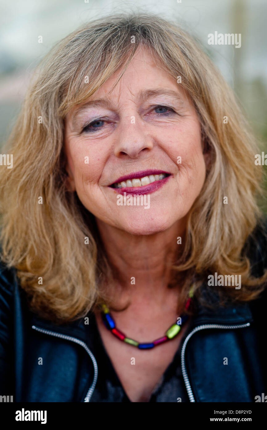 Hay on Wye, Powys, Wales, UK, samedi 1 juin 2013 Photo : Deborah Moggach. Re : le Telegraph Hay Festival, Hay on Wye, Powys, Pays de Galles. Banque D'Images
