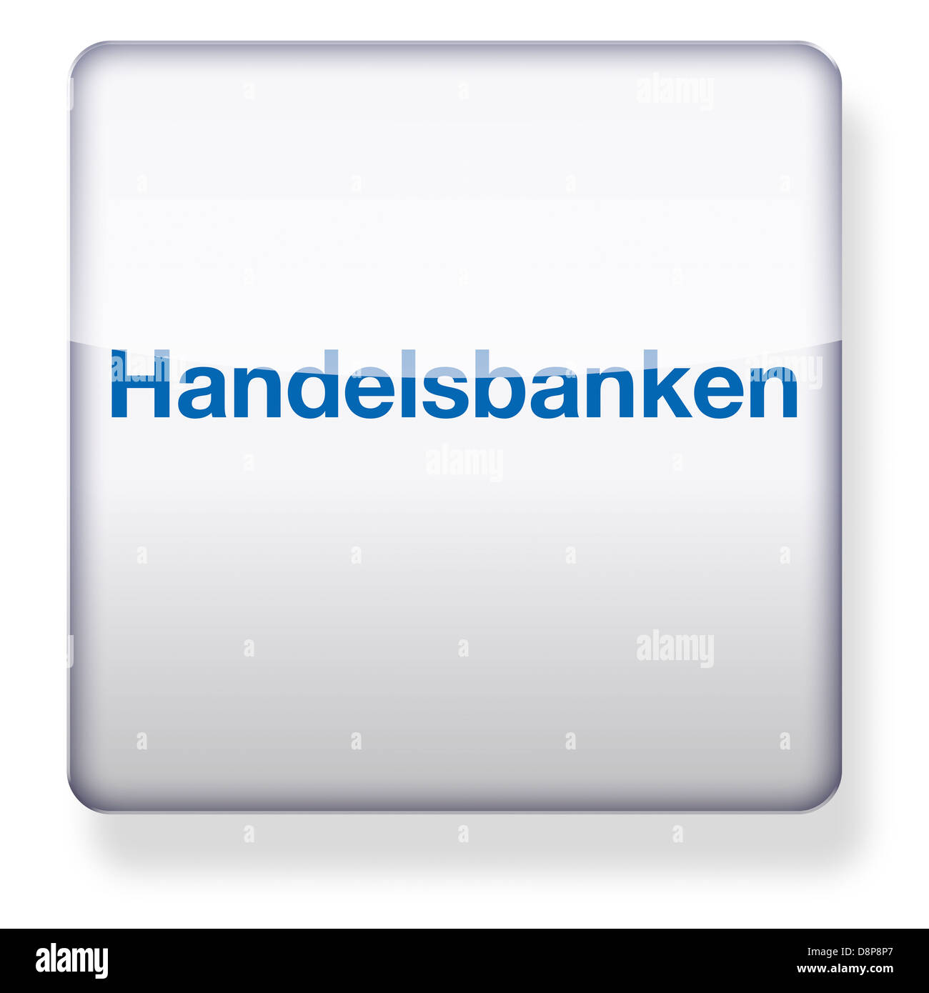 Logo Handelsbanken comme une icône de l'application. Chemin de détourage inclus. Banque D'Images