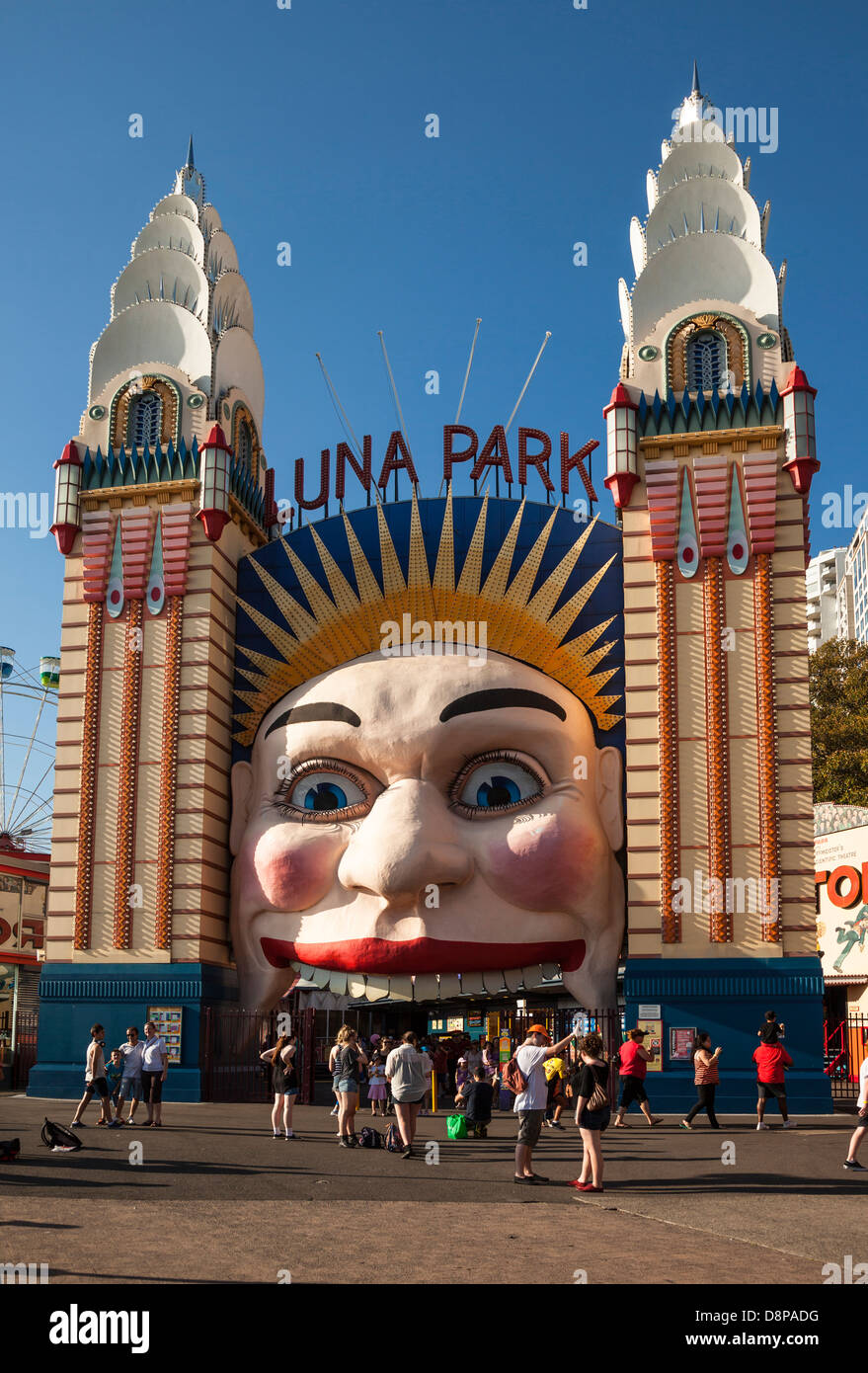 Luna Park, Sydney, NSW, Australie Banque D'Images