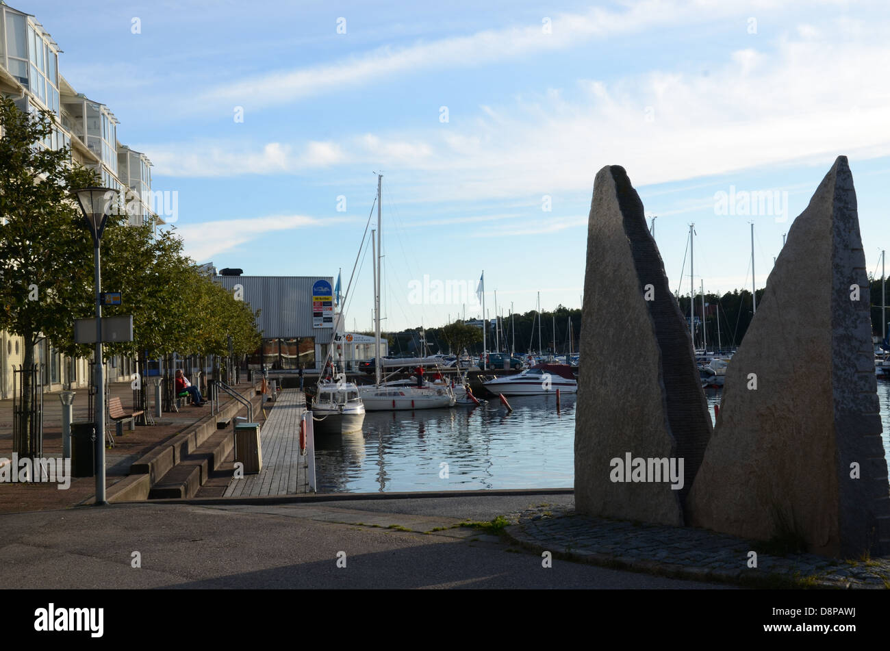 Pierres à stenungsund en Suède Banque D'Images