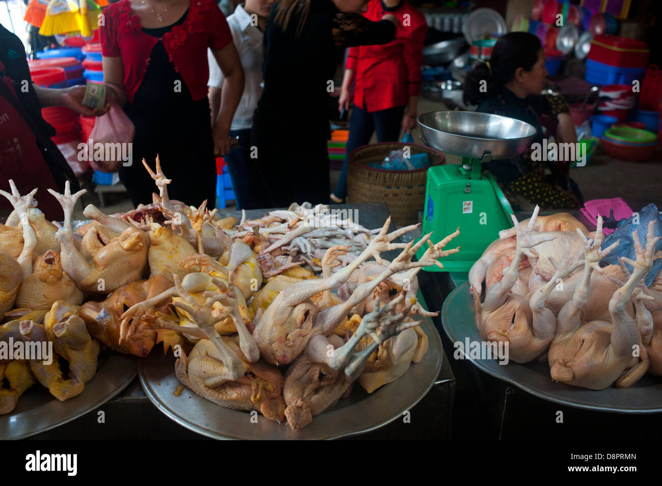 La région de Sapa, Vietnam du Nord - marché alimentaire Banque D'Images