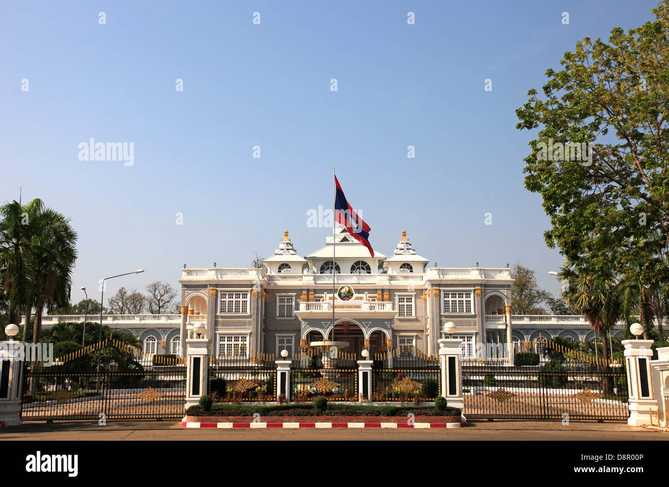Palais présidentiel, Vientiane, Laos Banque D'Images