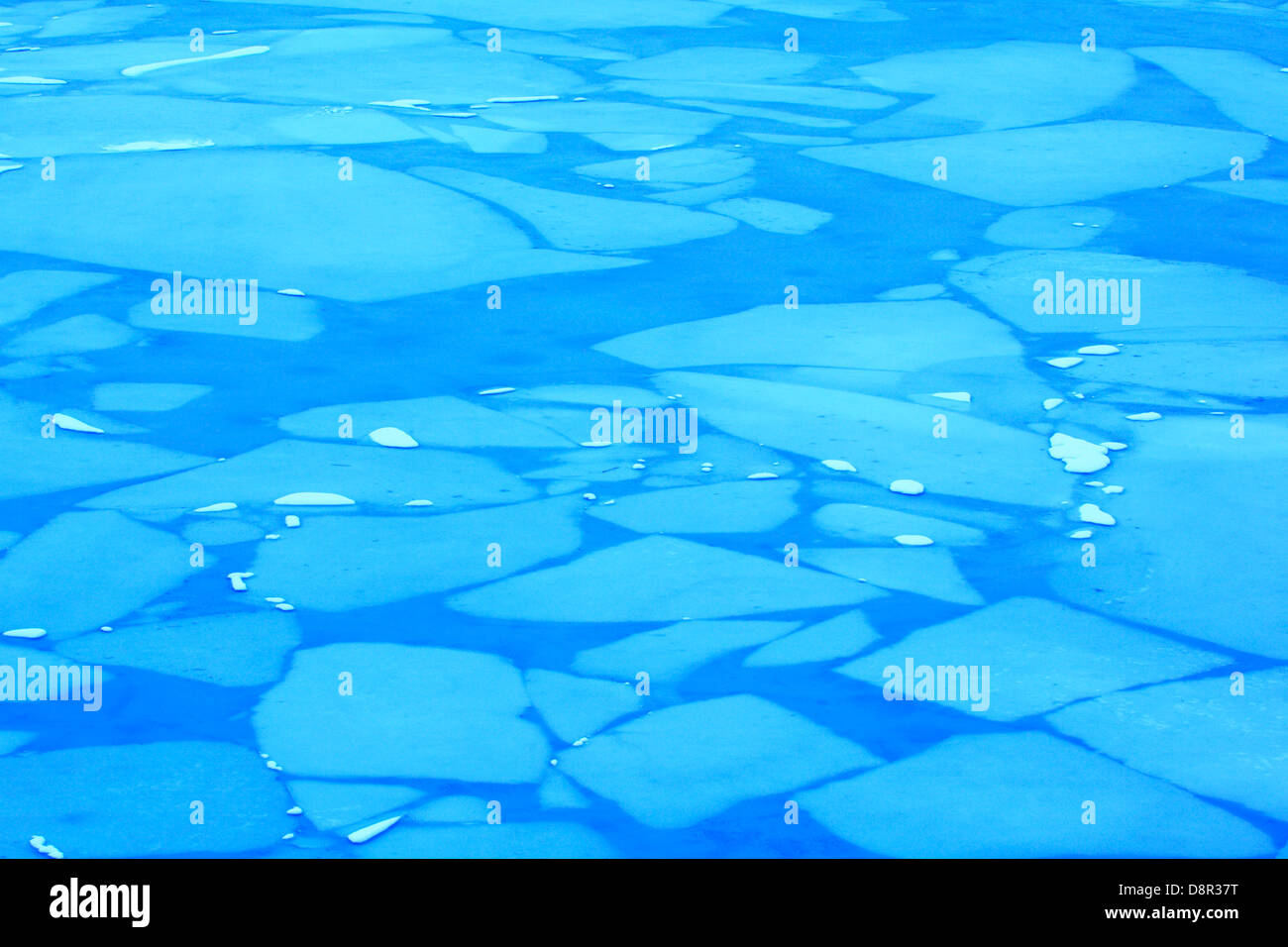 La glace flottante, préfecture de Miyagi Banque D'Images