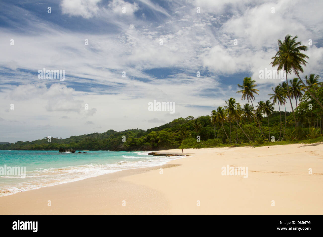 Rincon beach, République dominicaine. Banque D'Images