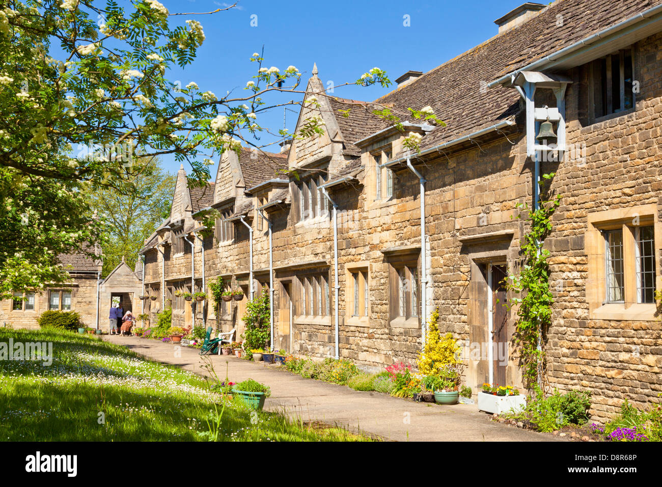 Burghley Hospices Stamford Lincolnshire England UK GB EU Europe Banque D'Images