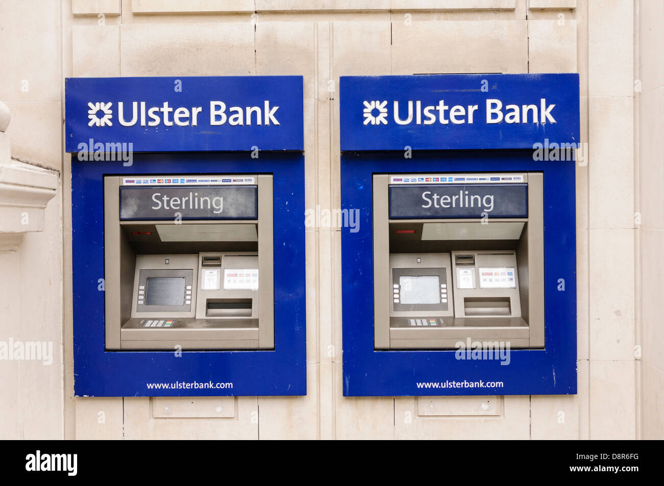 Ulster Bank Automatiques de billets (DAB) Banque D'Images